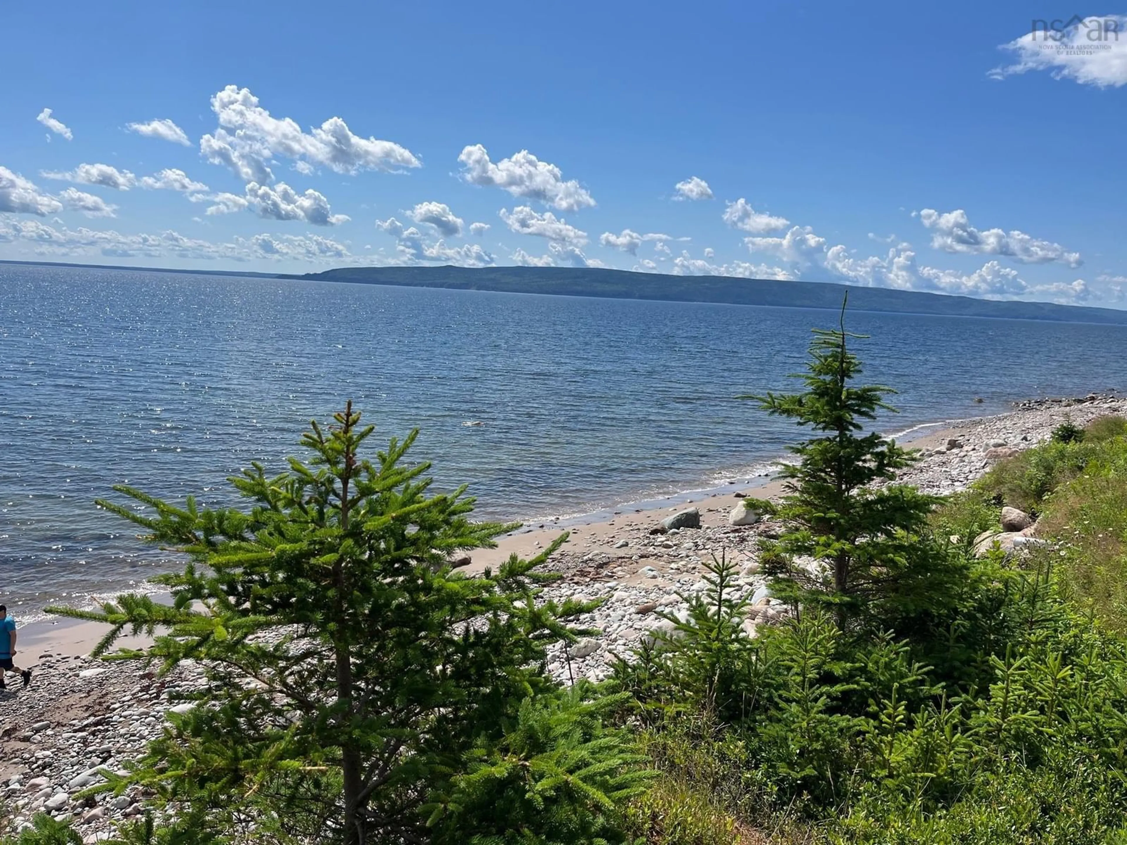 A pic from outside/outdoor area/front of a property/back of a property/a pic from drone, water/lake/river/ocean view for 45143 Cabot Trail, North Shore Nova Scotia B0C 1H0
