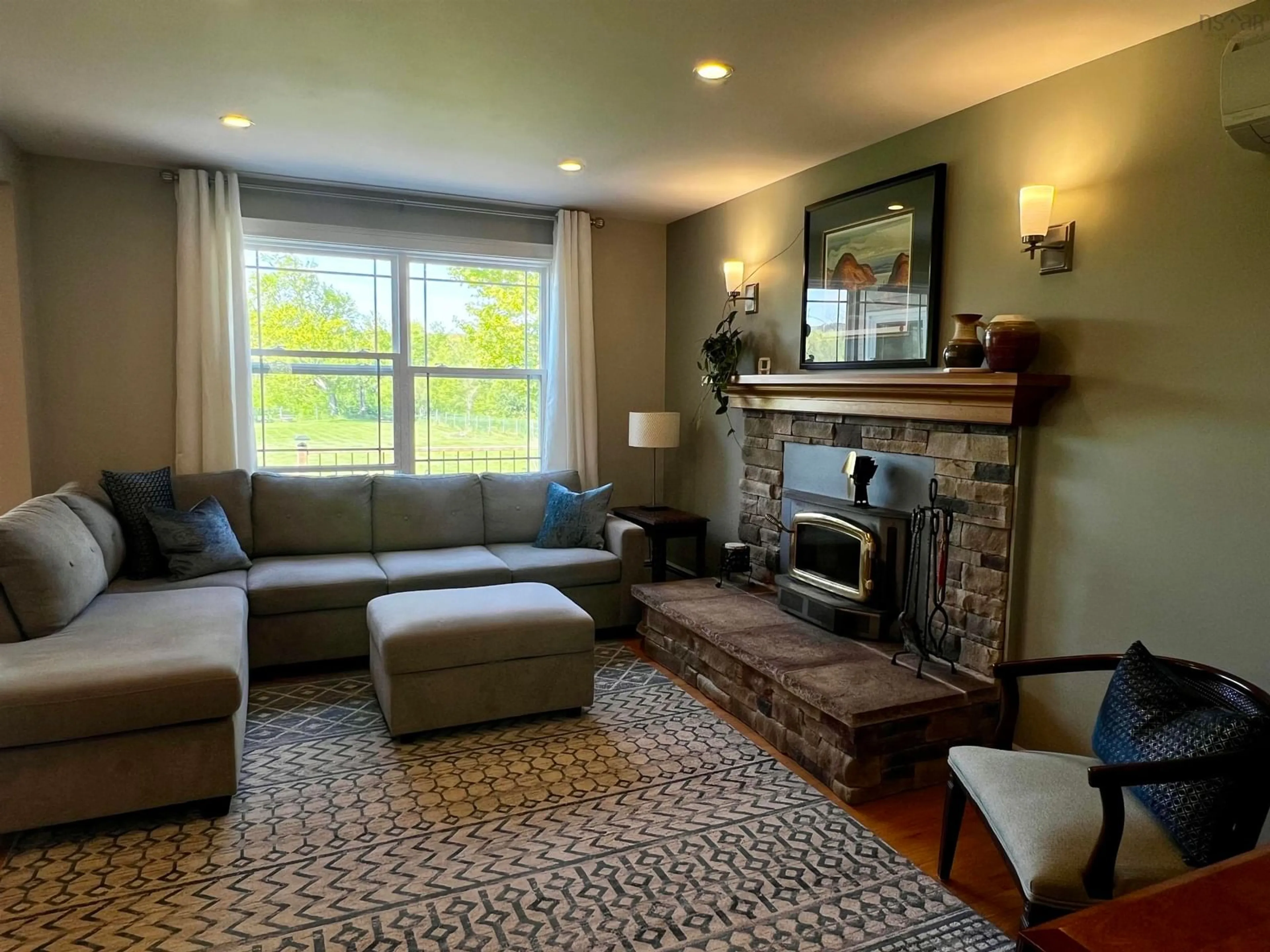 Living room with furniture, unknown for 951 East River East Side Rd, Glencoe Nova Scotia B0K 1B0