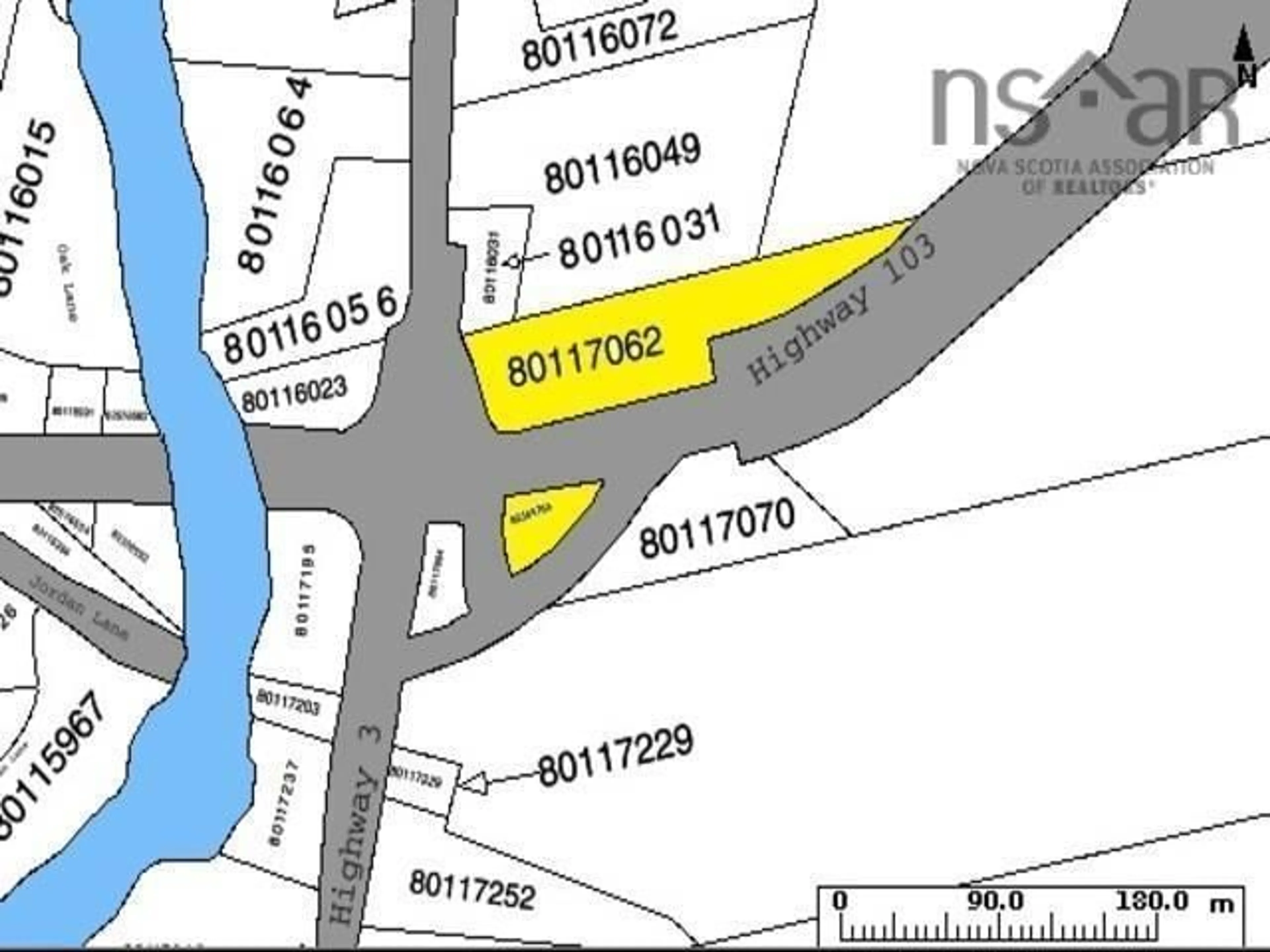Picture of a map for 4532 Jordan Falls, Jordan Falls Nova Scotia B0T 1W0