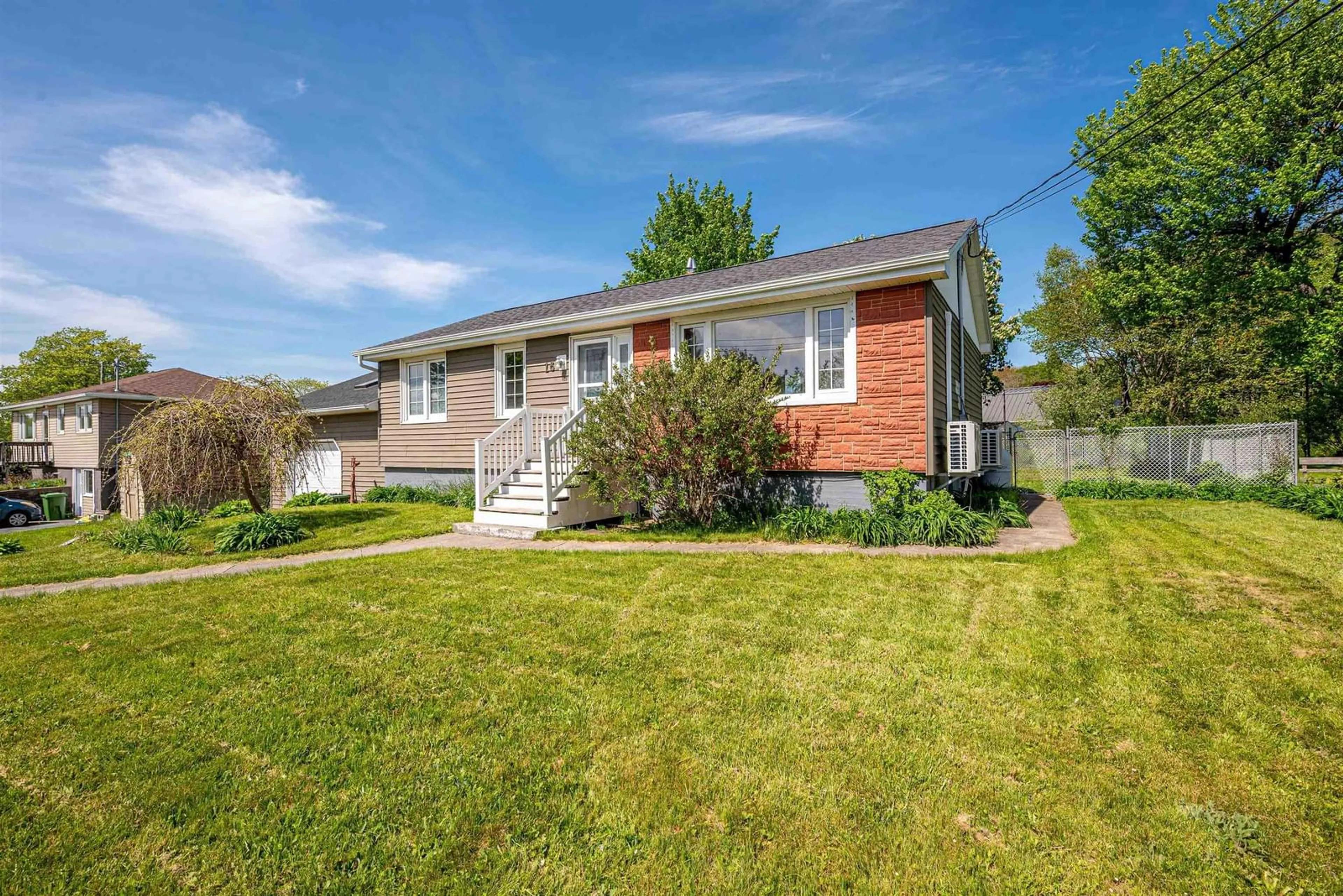 Home with vinyl exterior material, street for 16 Brigadoon Dr, Dartmouth Nova Scotia B2W 2B5