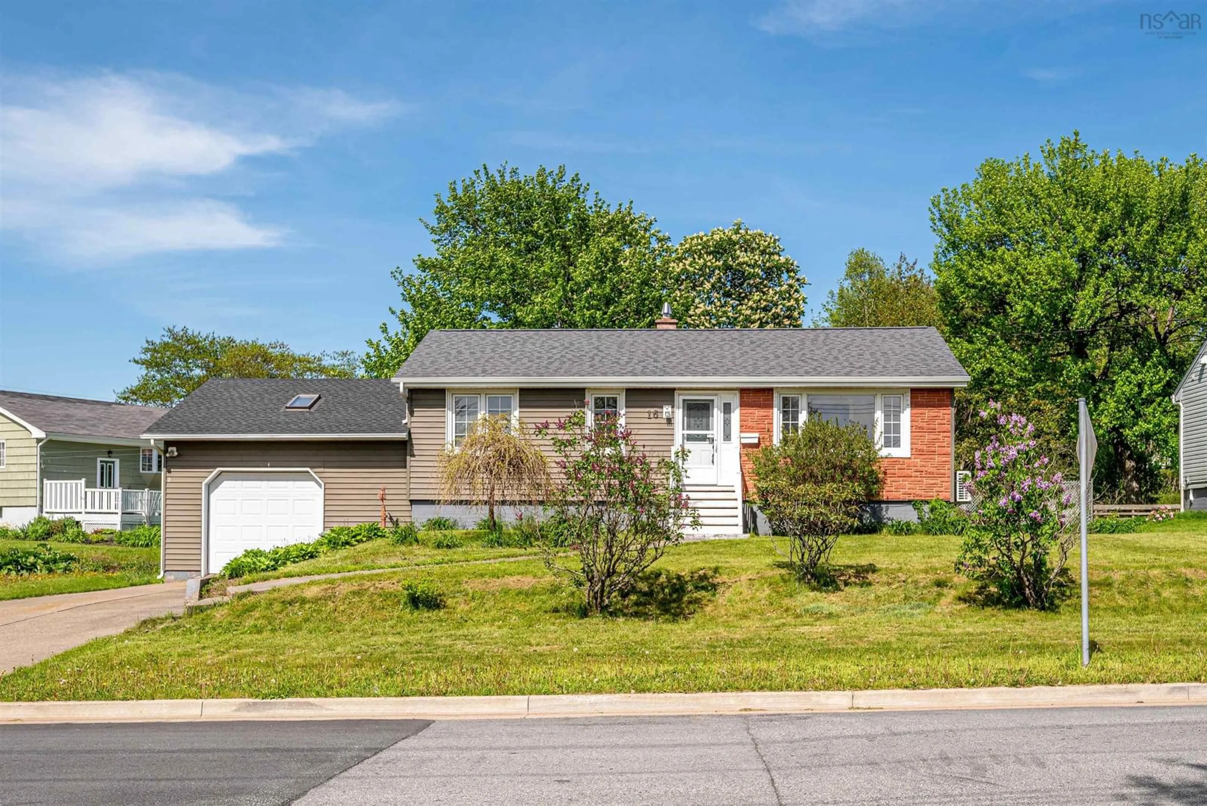 Home with brick exterior material, street for 16 Brigadoon Dr, Dartmouth Nova Scotia B2W 2B5