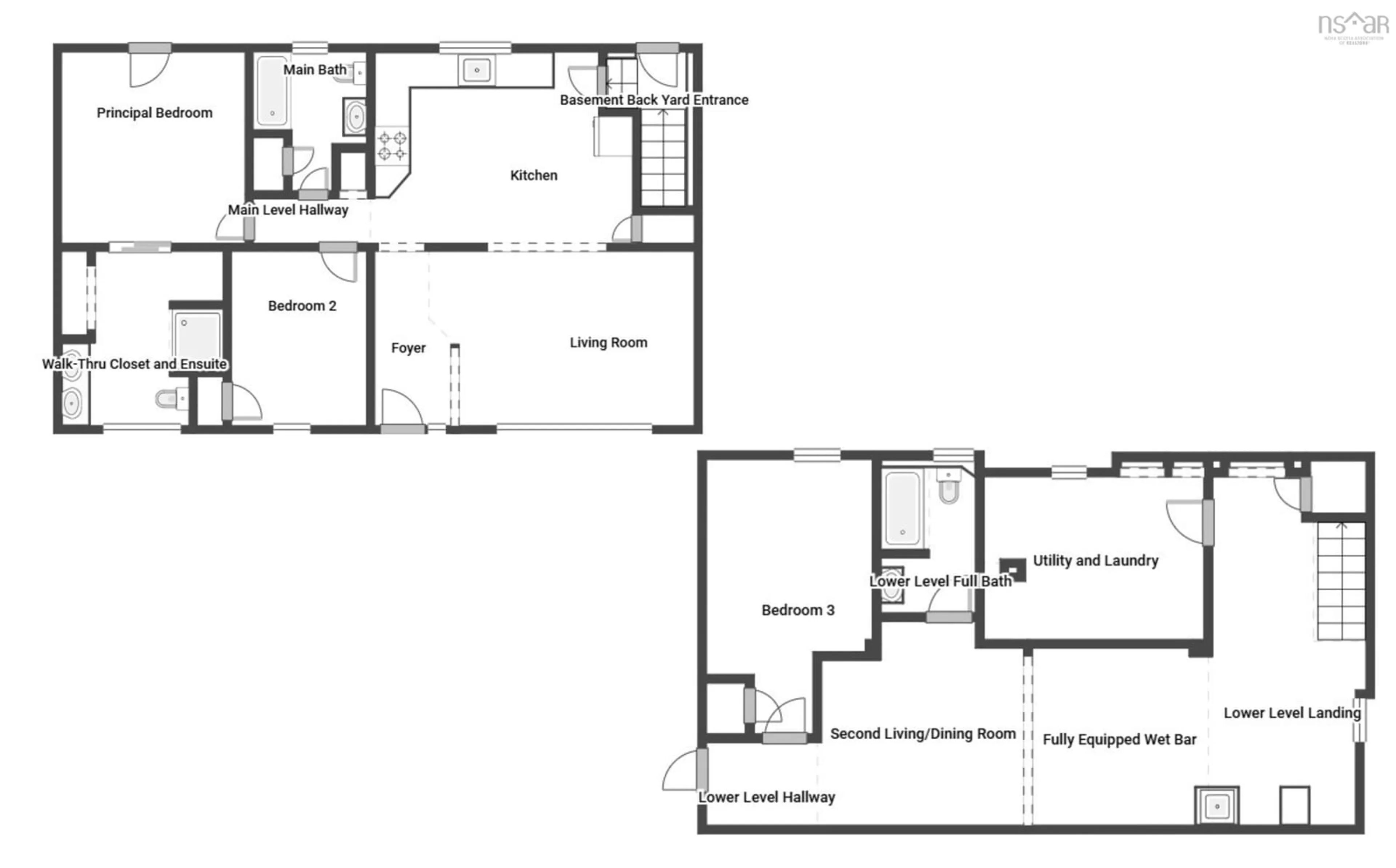 Floor plan for 16 Brigadoon Dr, Dartmouth Nova Scotia B2W 2B5