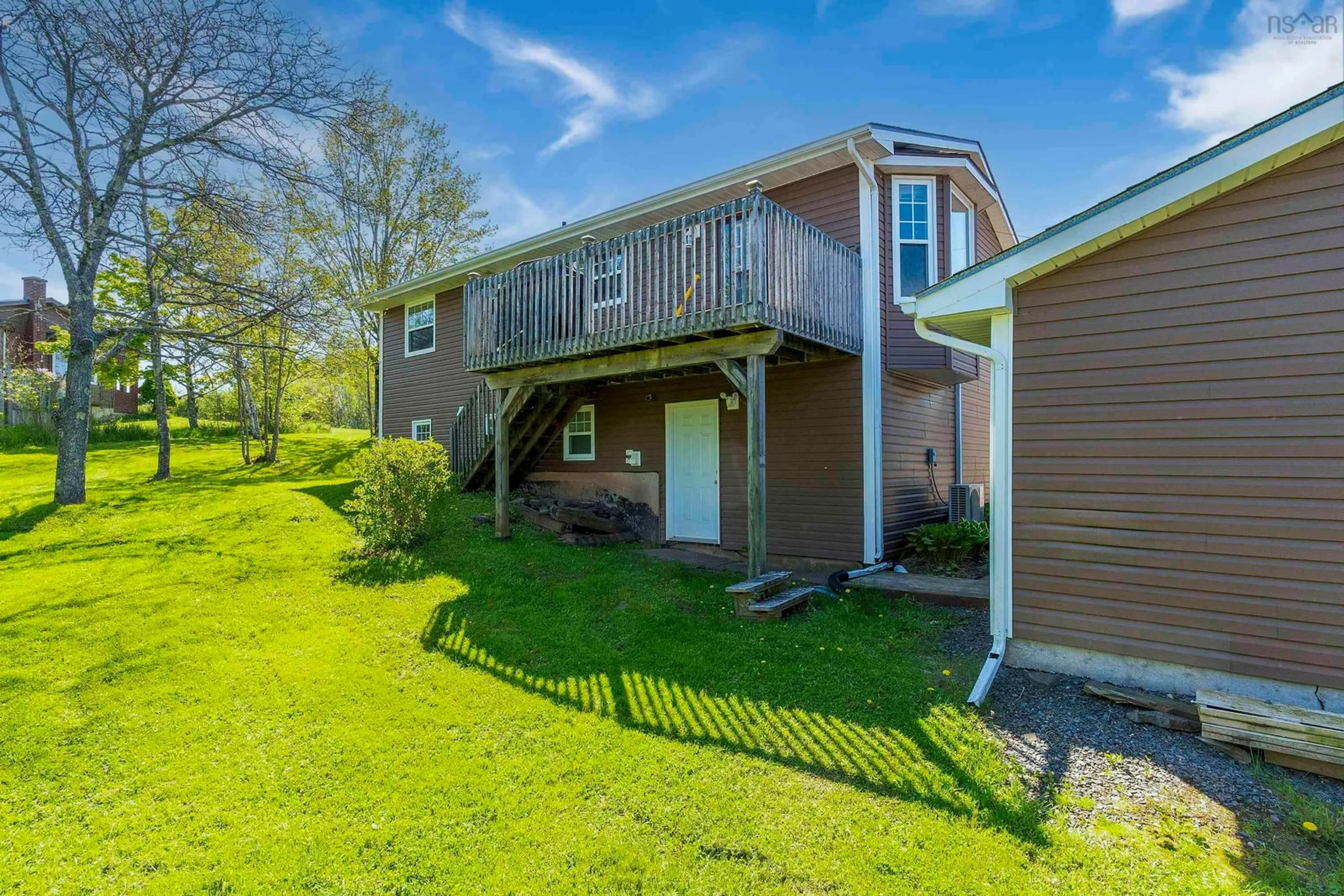 A pic from outside/outdoor area/front of a property/back of a property/a pic from drone, water/lake/river/ocean view for 2 Cynthia Lane, Milford Nova Scotia B0N 1Y0