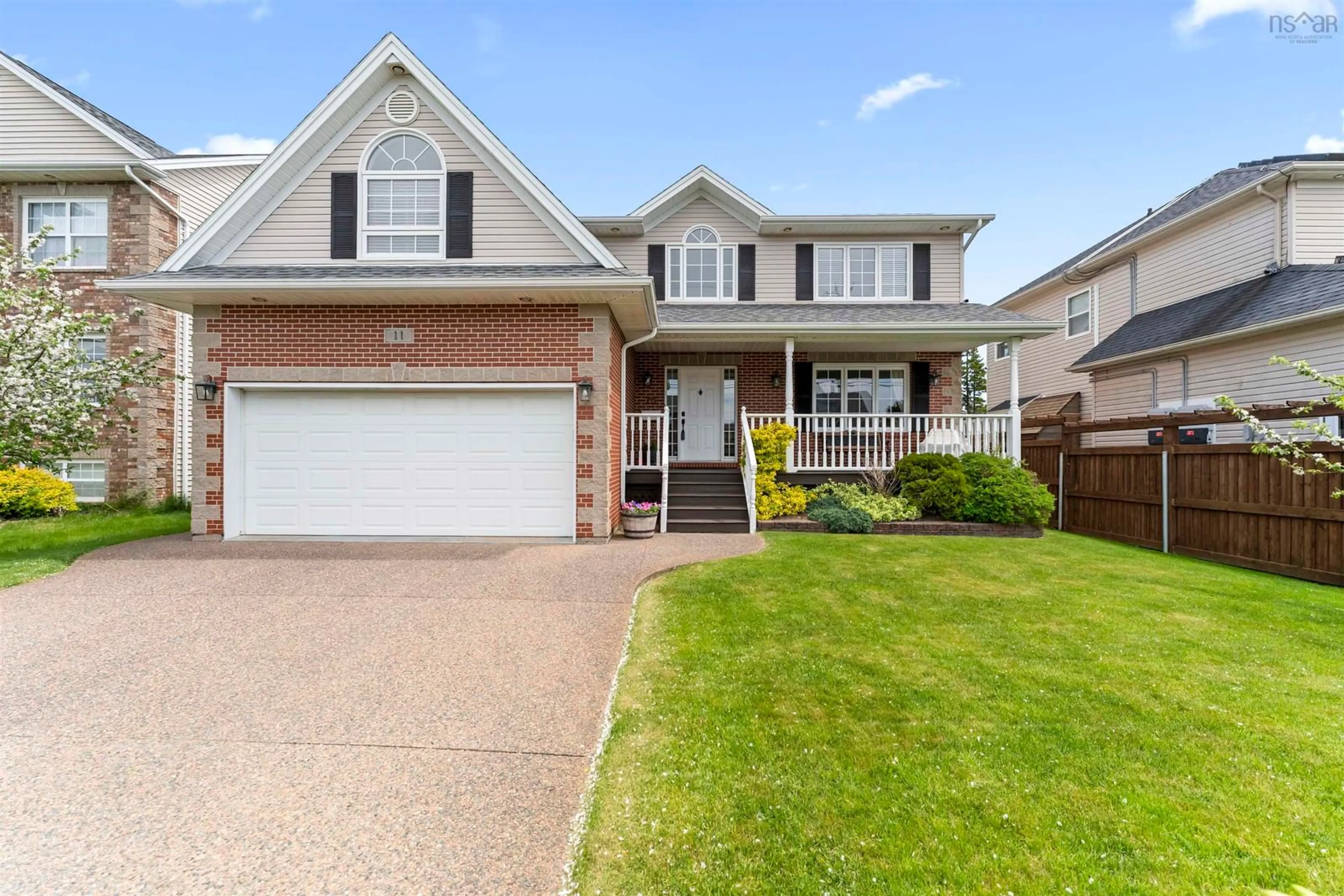 Home with vinyl exterior material, street for 11 Parkmount Close, Halifax Nova Scotia B3S 1K4