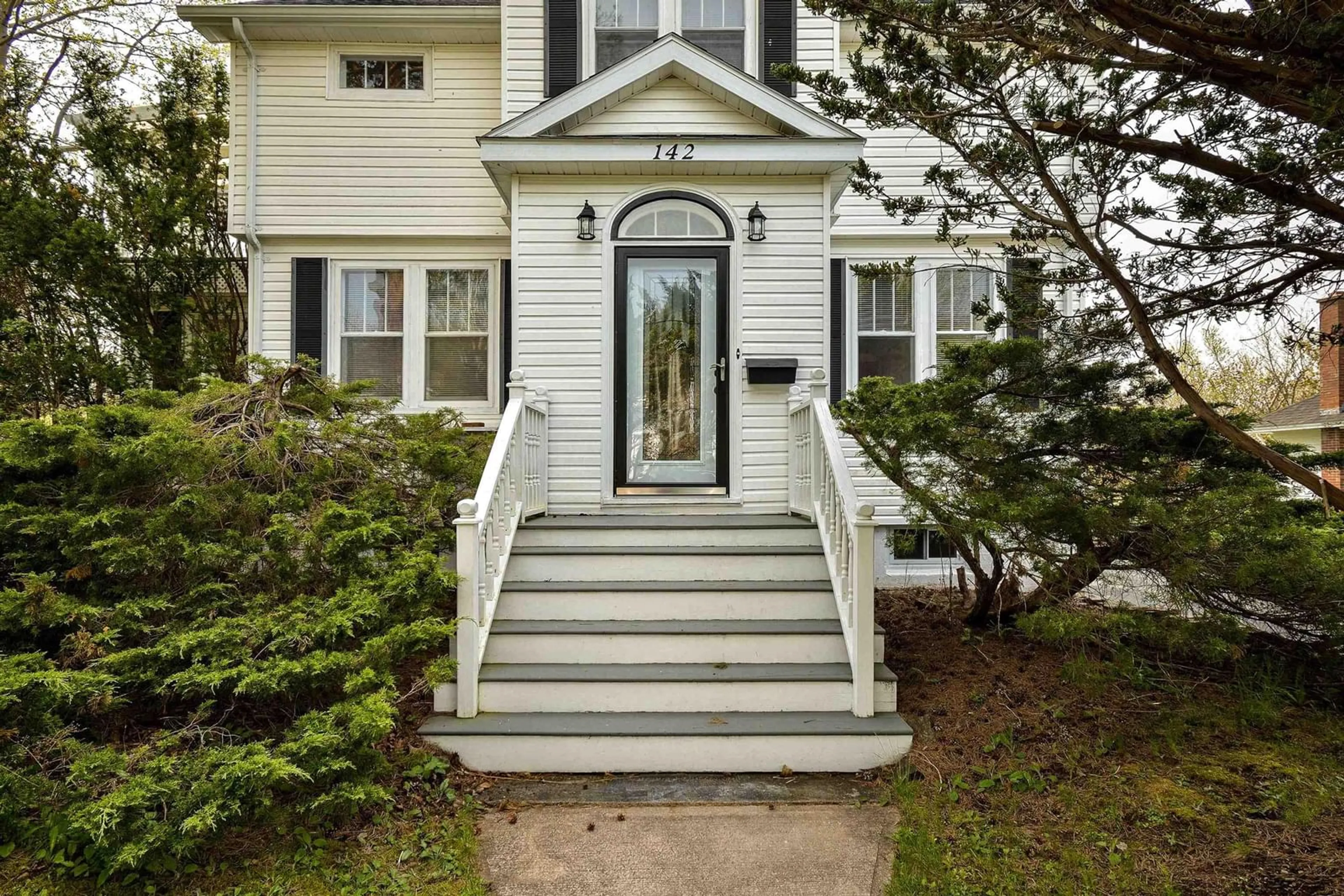 Home with vinyl exterior material, street for 142 Shandwick St, Sydney Nova Scotia B1P 4V6