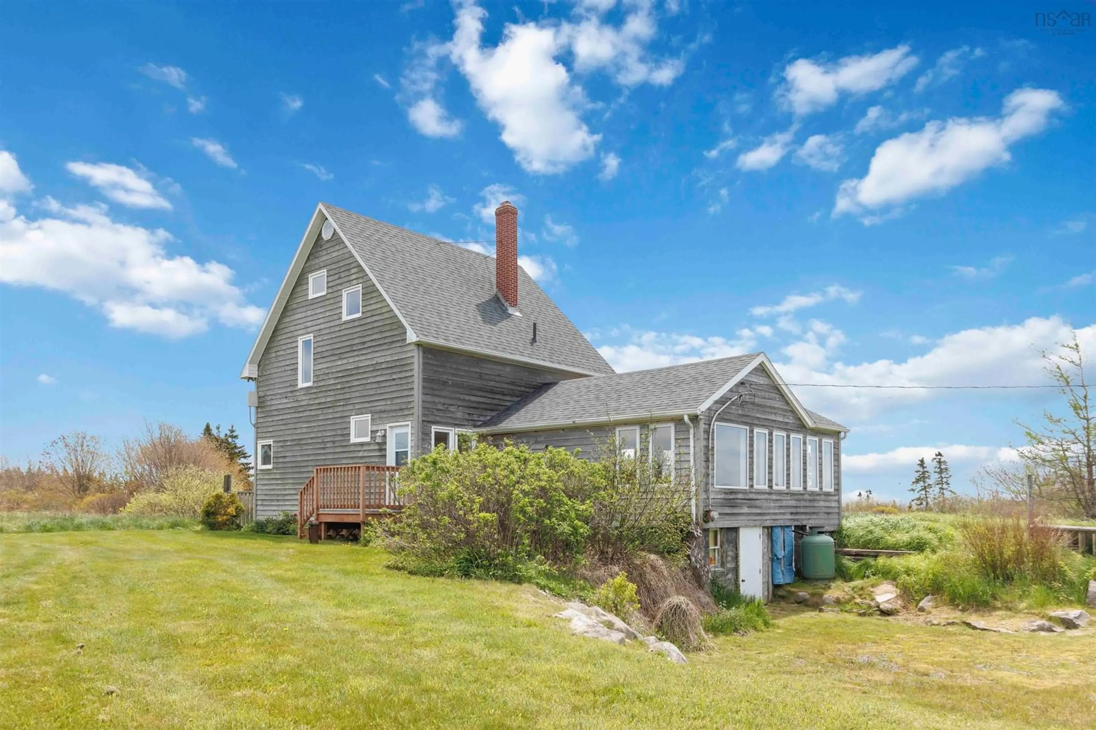 A pic from outside/outdoor area/front of a property/back of a property/a pic from drone, water/lake/river/ocean view for 21 West Berlin Wharf Rd, West Berlin Nova Scotia B0J 2H0