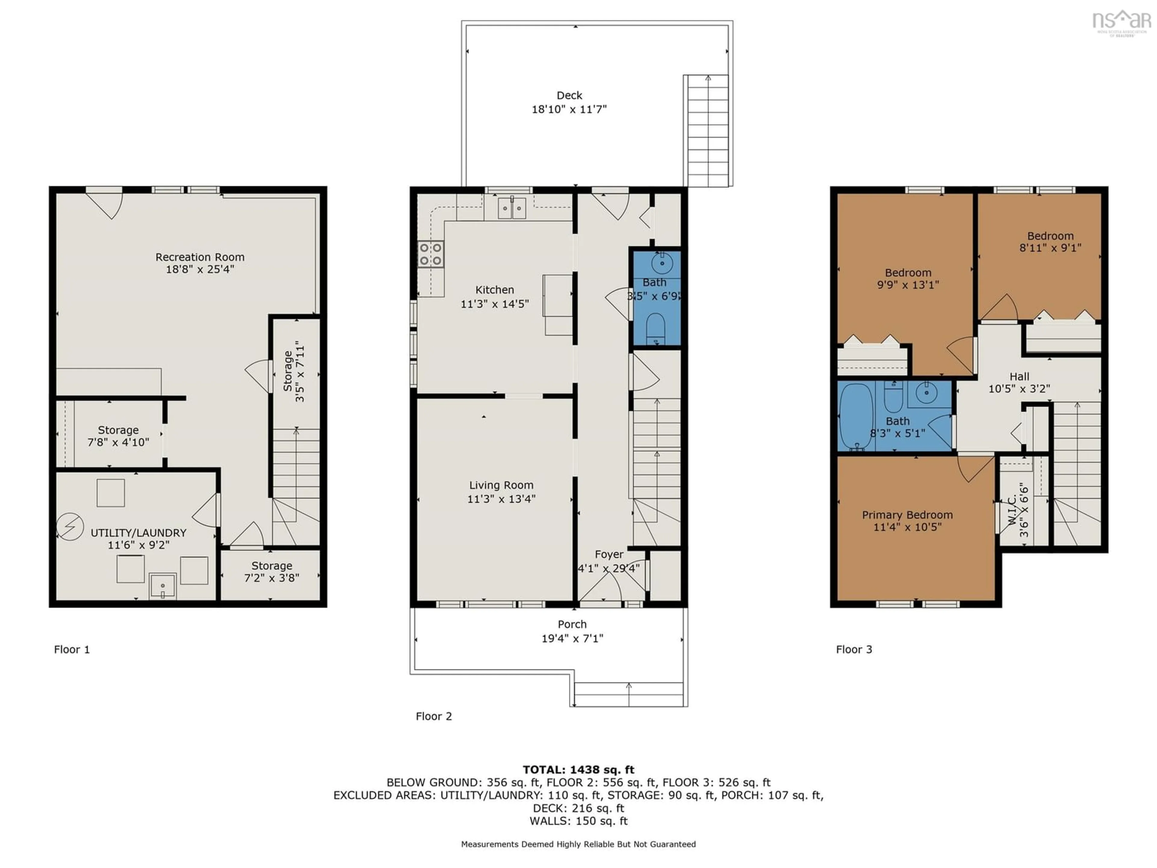 Floor plan for 73 Madeira Crescent, Dartmouth Nova Scotia B2W 6G8