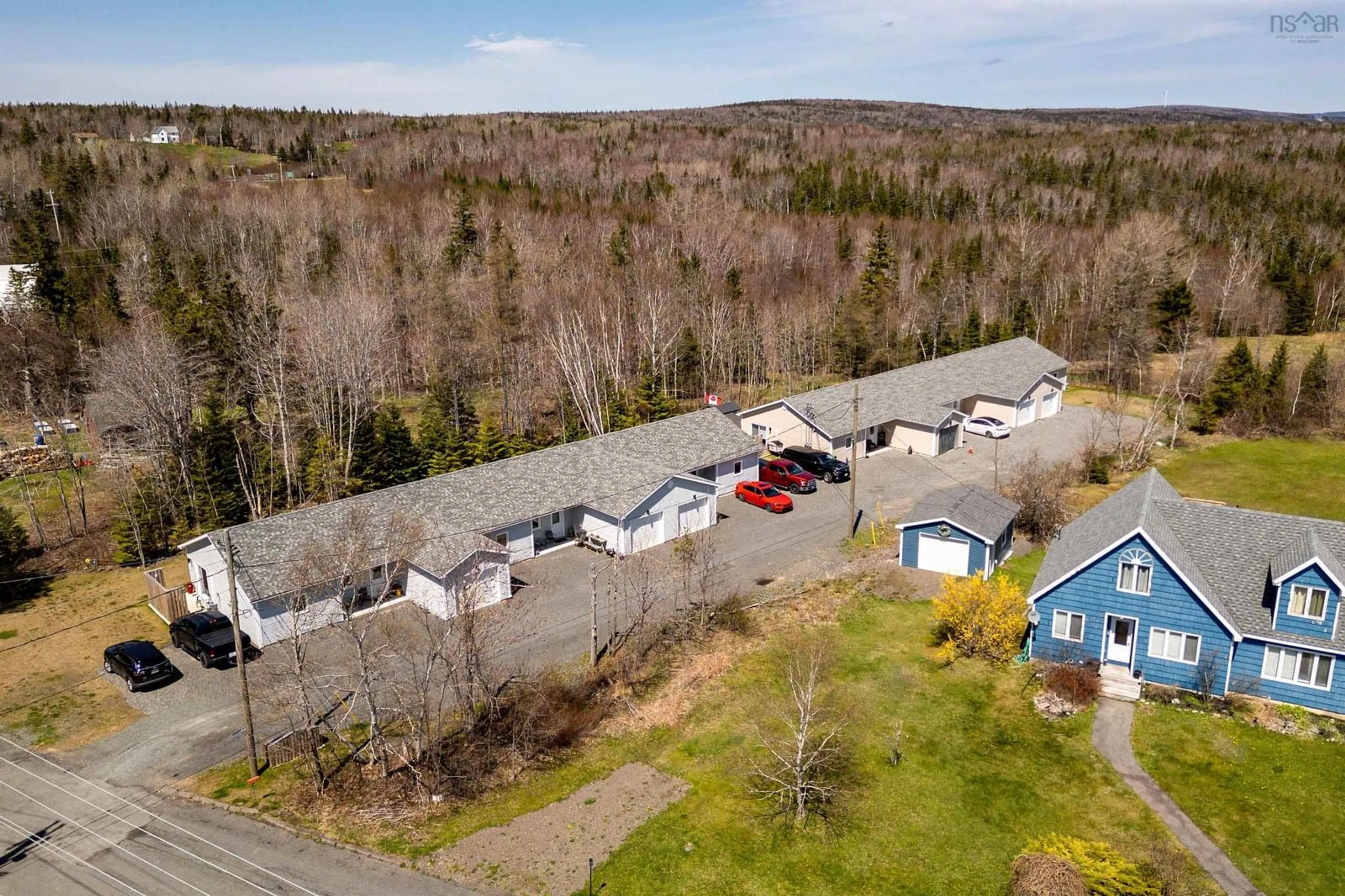 A pic from outside/outdoor area/front of a property/back of a property/a pic from drone, unknown for 1-6 Daisy Lane    Baddeck, Baddeck Nova Scotia B0E 1B0