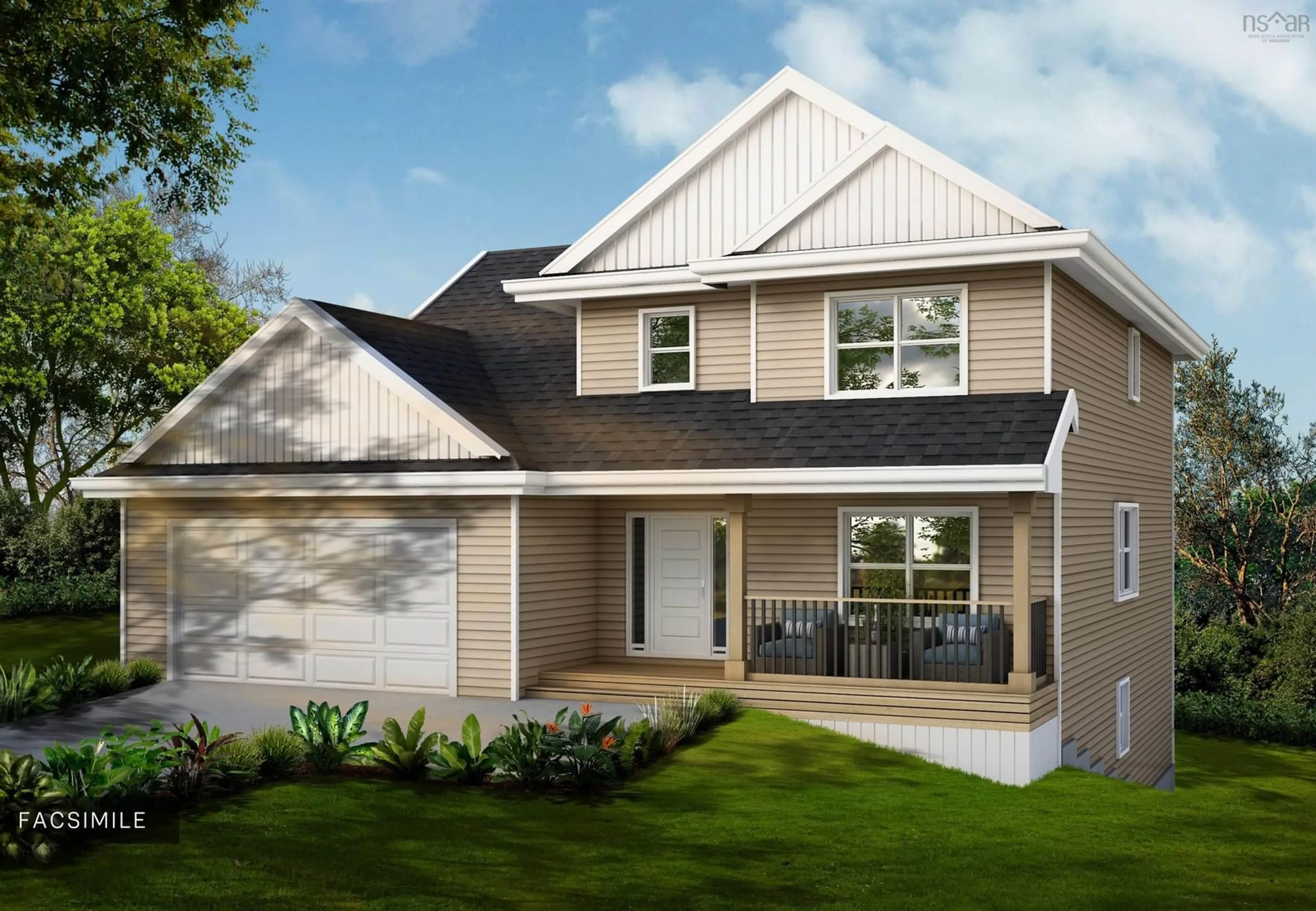 Home with vinyl exterior material, street for Everwood Ave #Lot 433, Hammonds Plains Nova Scotia B3Z 0J6