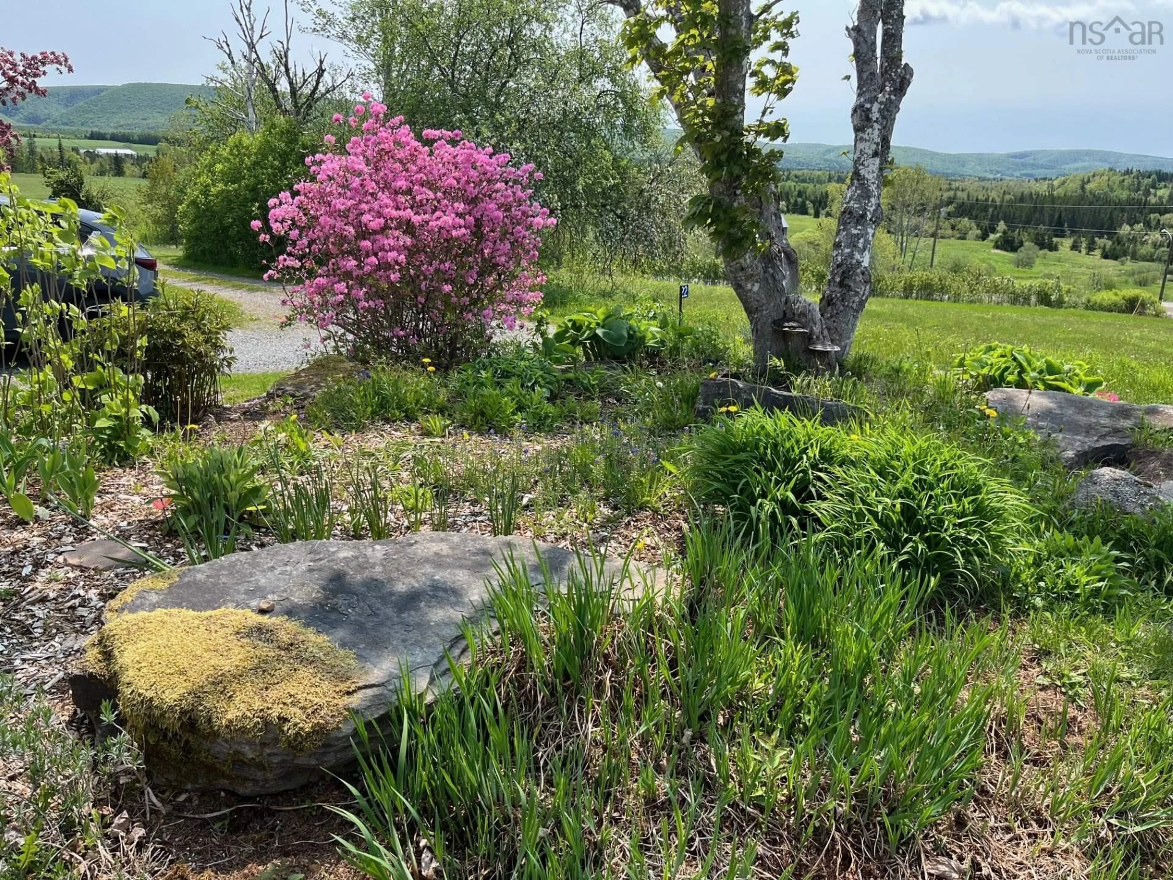 A pic from outside/outdoor area/front of a property/back of a property/a pic from drone, unknown for 22 Bills Mountain Rd, Middle River Nova Scotia B0E 1B0