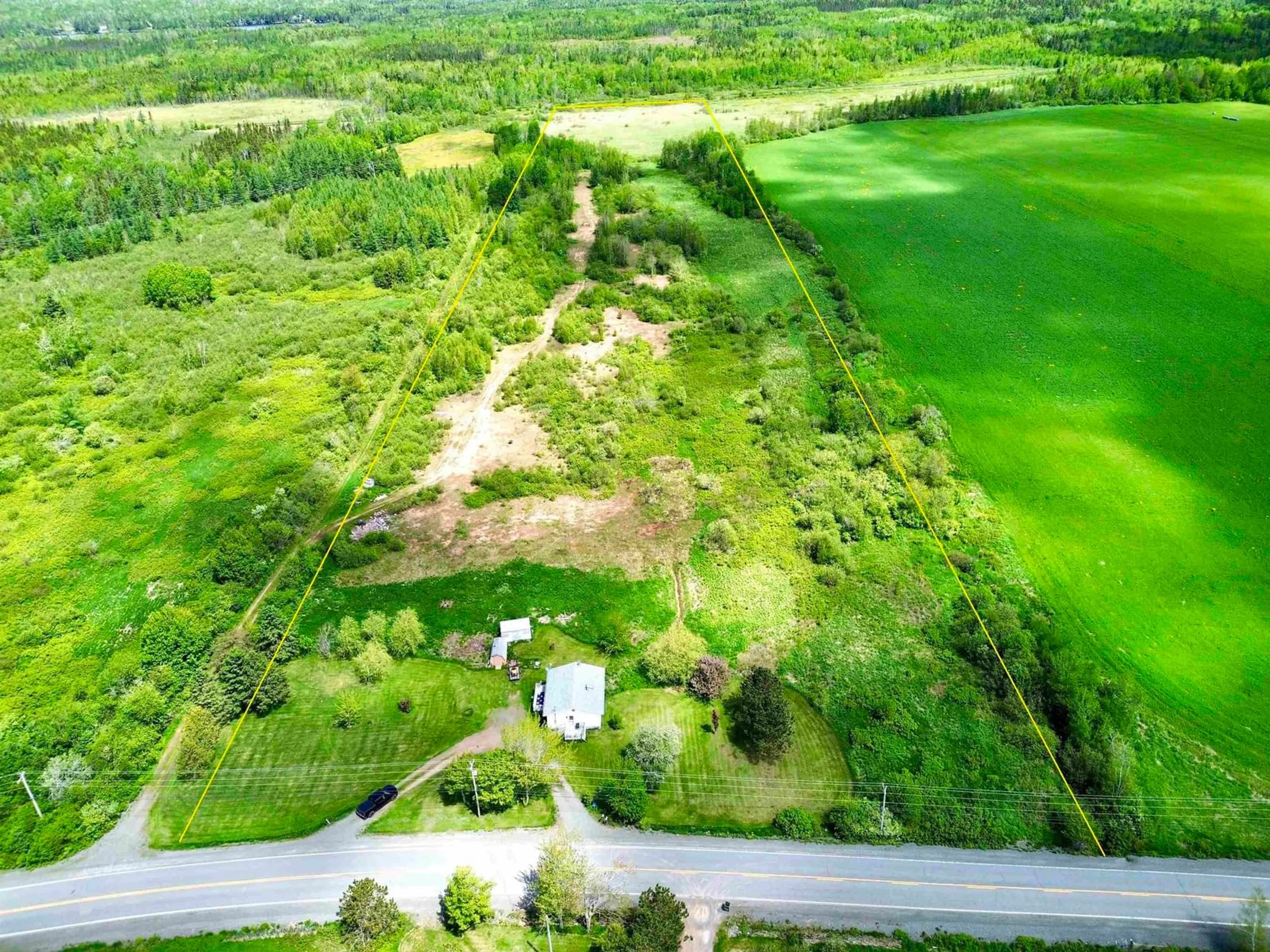 A pic from outside/outdoor area/front of a property/back of a property/a pic from drone, unknown for 2709 321 Hwy, River Philip Nova Scotia B0M 1V0