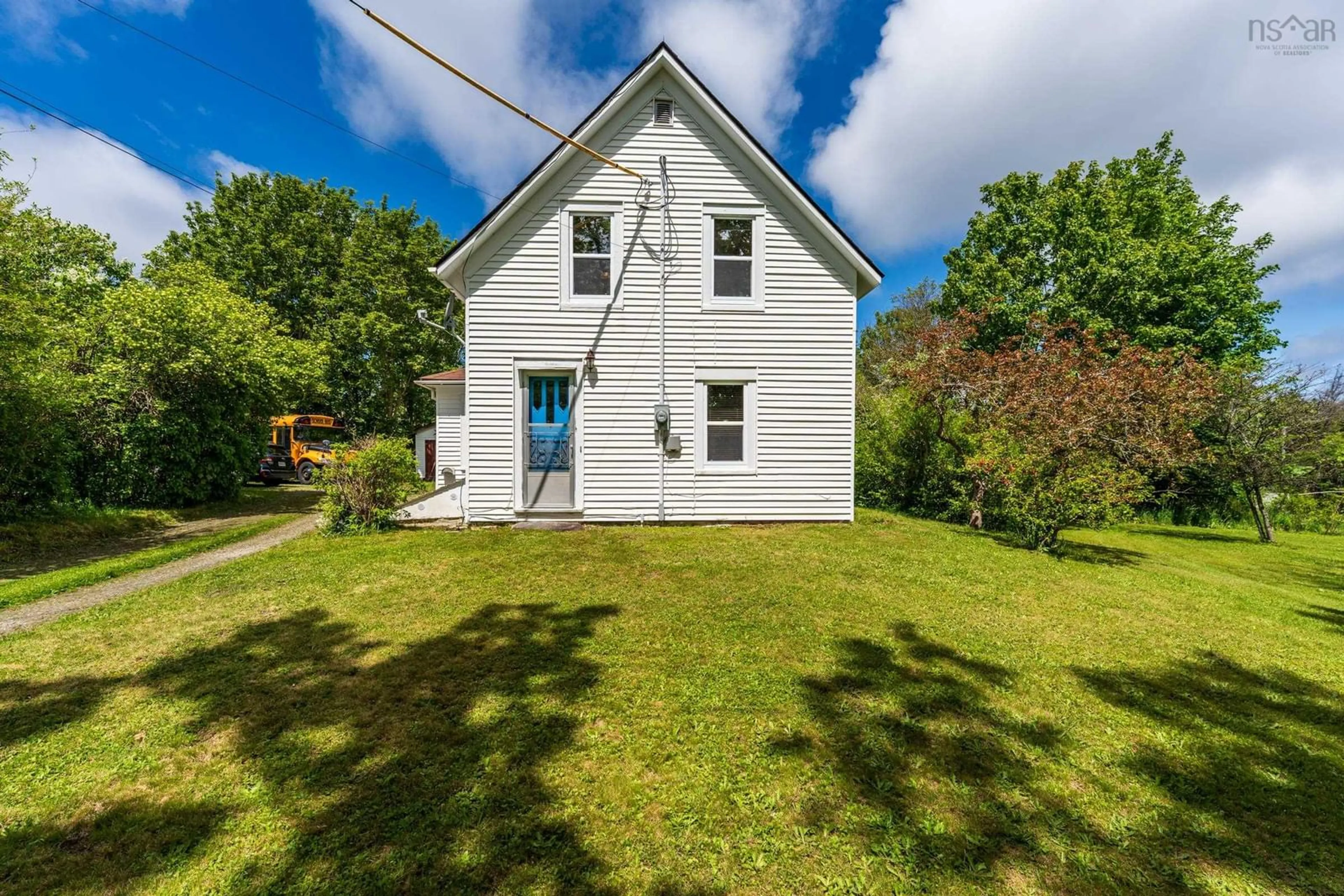 A pic from outside/outdoor area/front of a property/back of a property/a pic from drone, street for 9330 Highway 3, Pleasant Lake Nova Scotia B5A 5J9