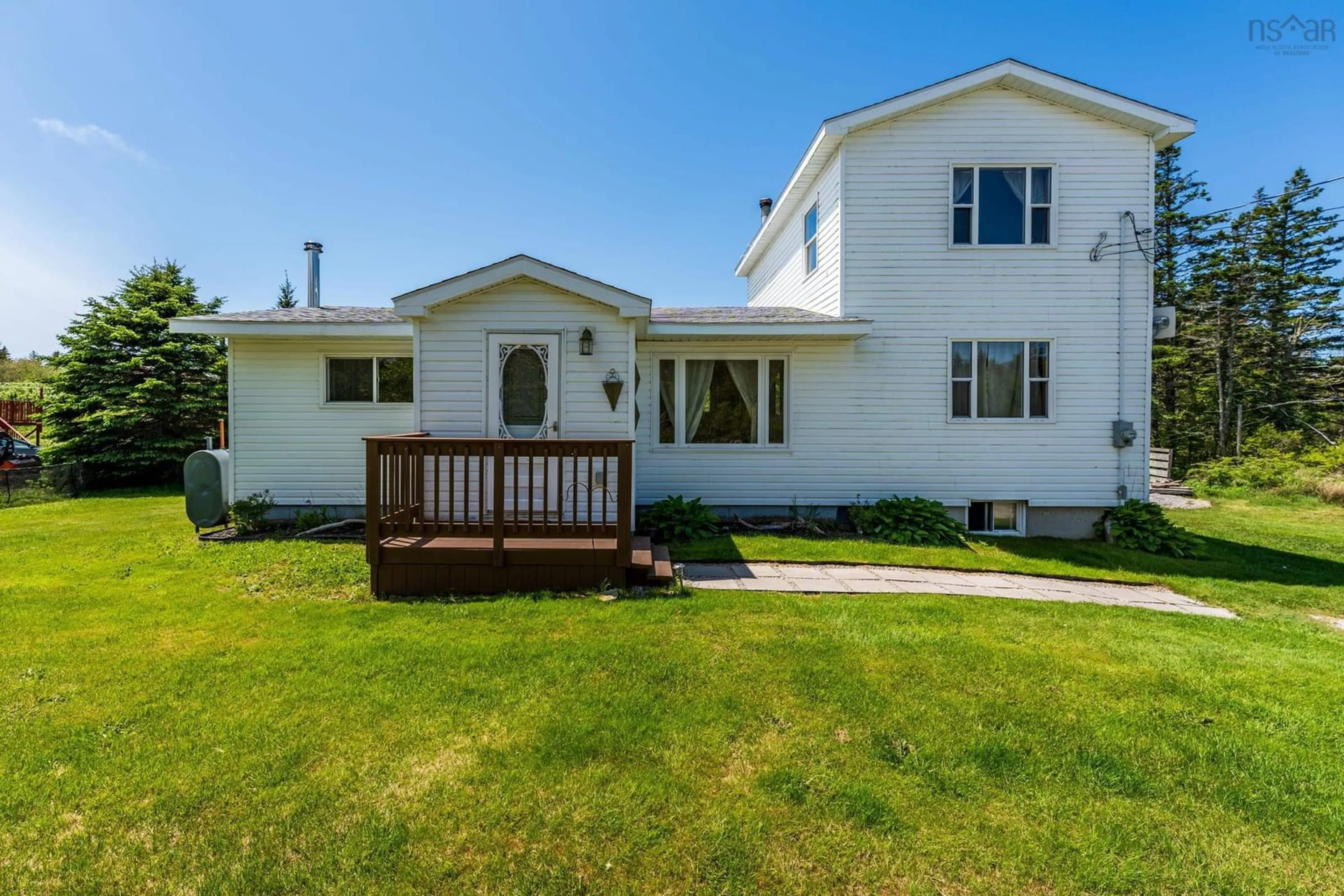A pic from outside/outdoor area/front of a property/back of a property/a pic from drone, street for 211 Ellis Rd, Sand Beach Nova Scotia B5A 5G5