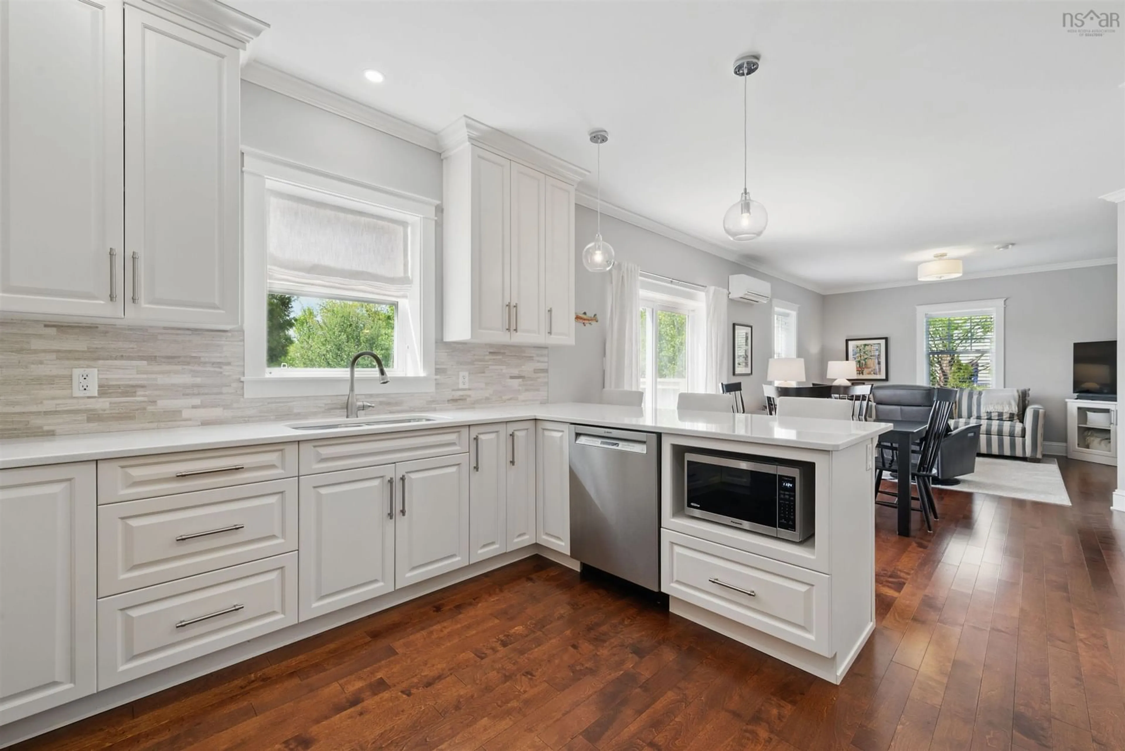 Open concept kitchen, ceramic/tile floor for 6 Cooperage Lane, Port Williams Nova Scotia B0P 1T0