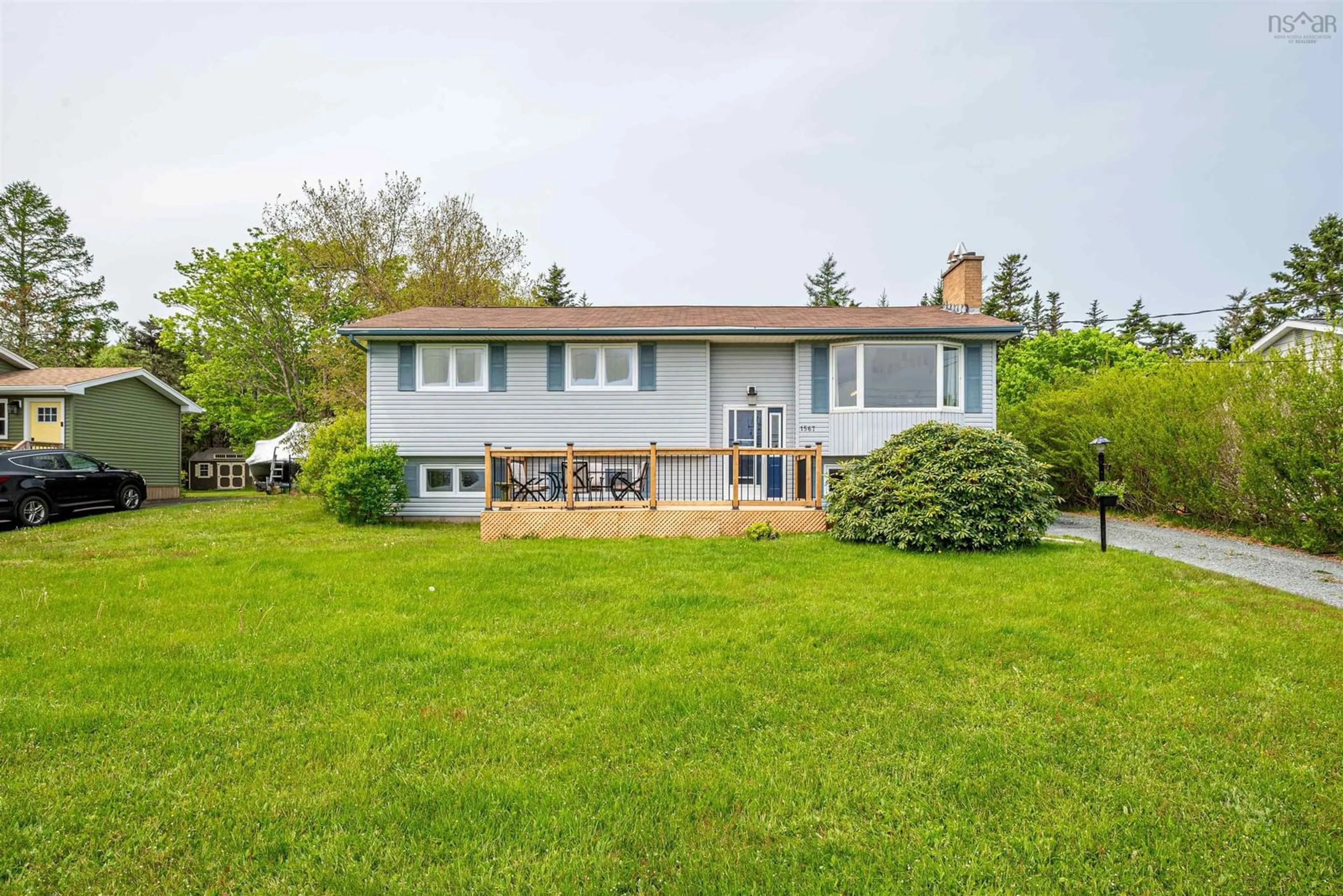 A pic from outside/outdoor area/front of a property/back of a property/a pic from drone, water/lake/river/ocean view for 1567 Crowell Rd, East Lawrencetown Nova Scotia B2Z 1N5