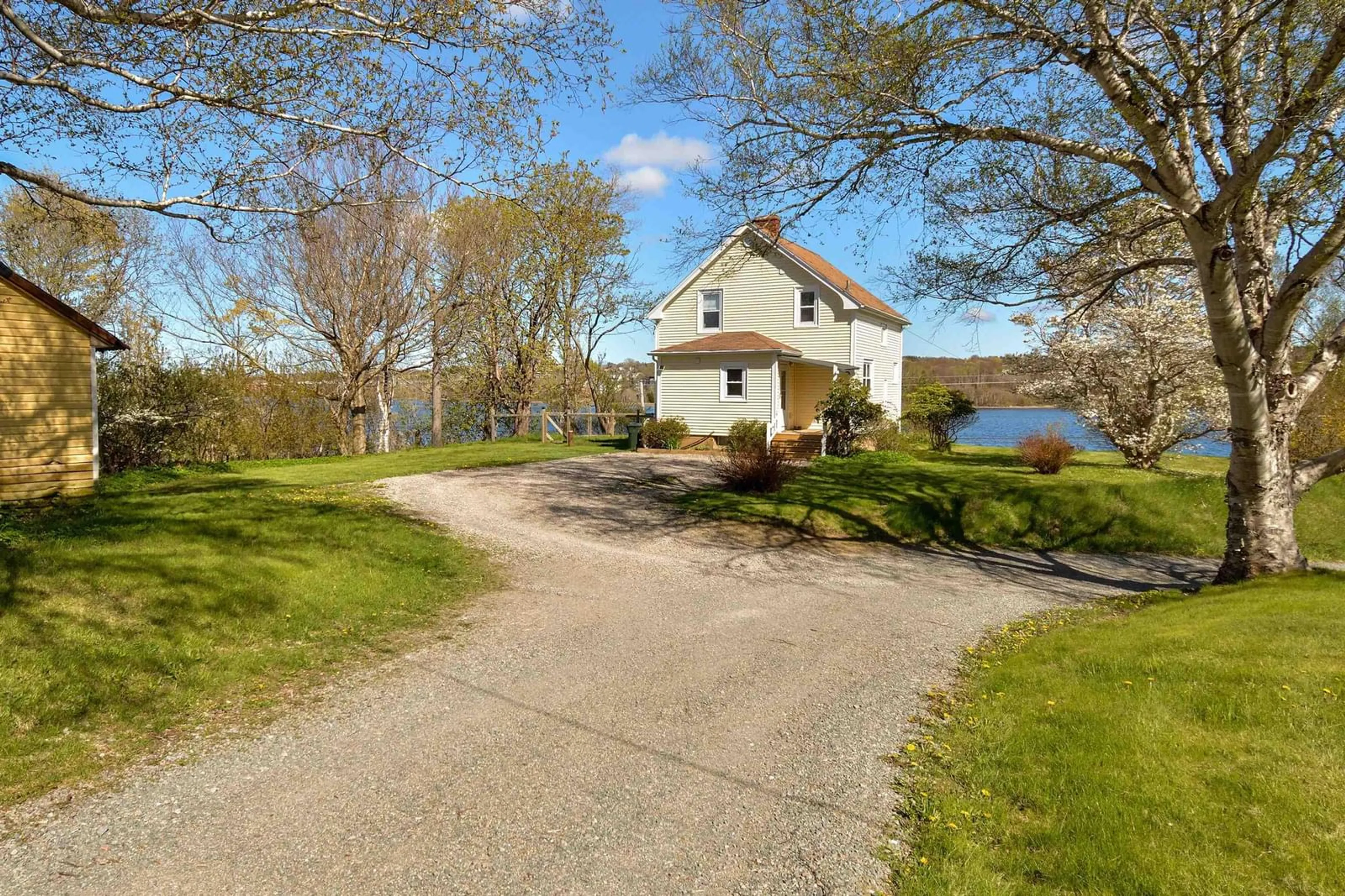 A pic from outside/outdoor area/front of a property/back of a property/a pic from drone, water/lake/river/ocean view for 127 Westmount Rd, Westmount Nova Scotia B1R 1A2