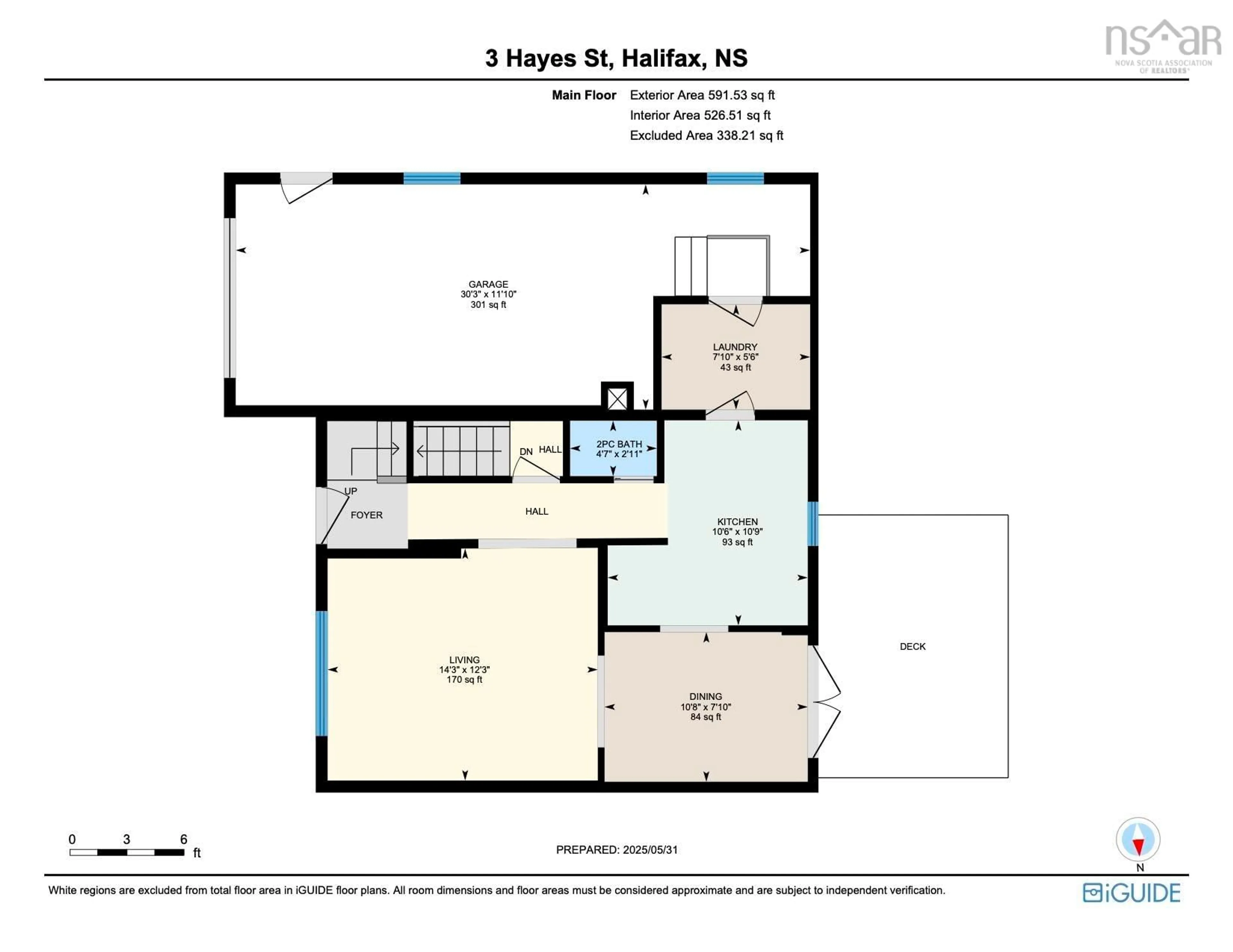 Floor plan for 3 Hayes St, Halifax Nova Scotia B3R 2B6