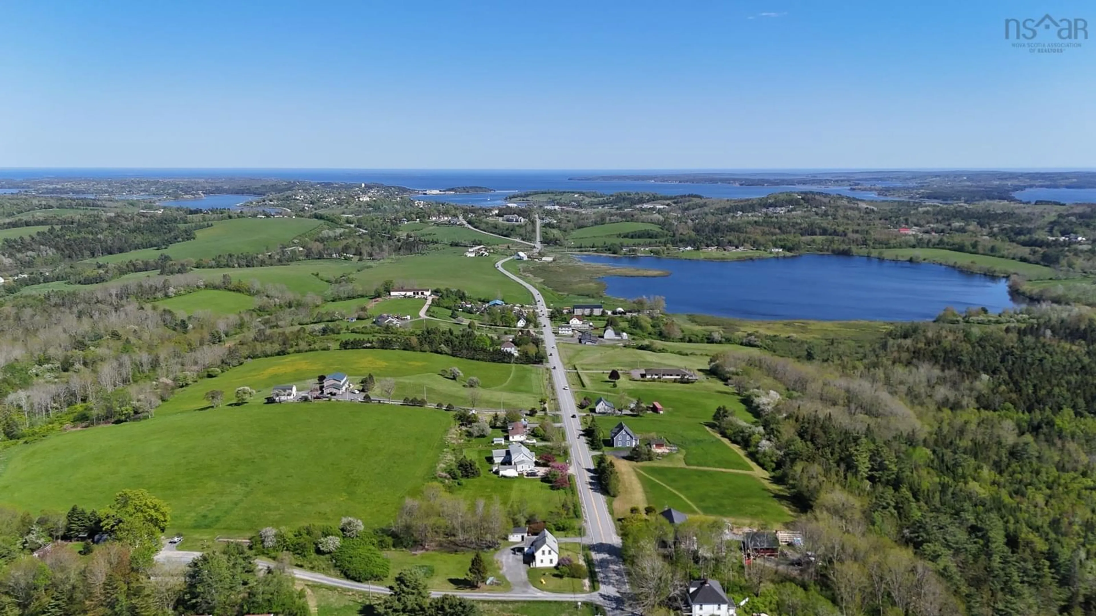 A pic from outside/outdoor area/front of a property/back of a property/a pic from drone, water/lake/river/ocean view for 500 Northwest Rd, Lilydale Nova Scotia B0J 2C0