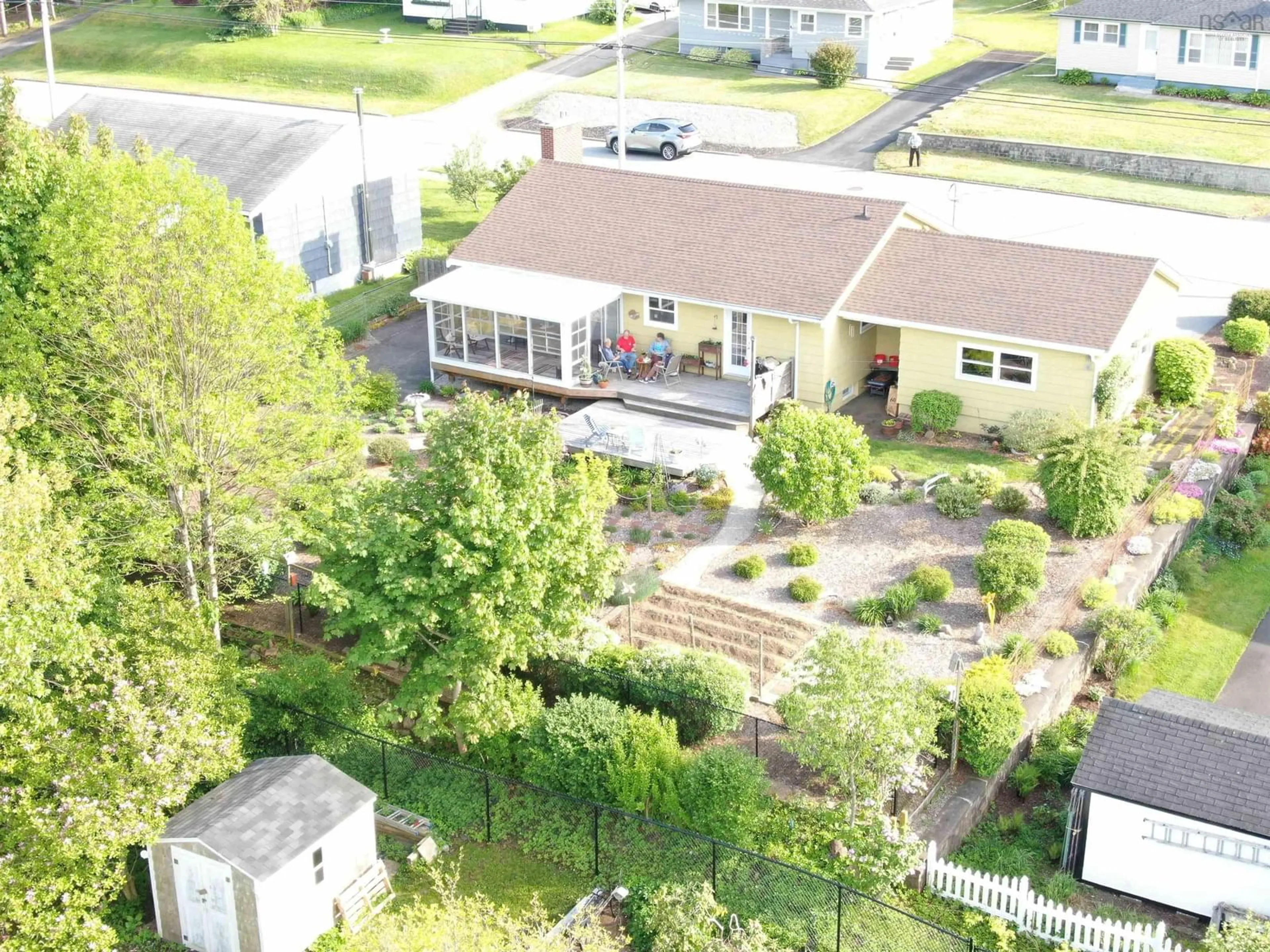 A pic from outside/outdoor area/front of a property/back of a property/a pic from drone, unknown for 62 Hillcrest St, Bridgewater Nova Scotia B4V 1S9