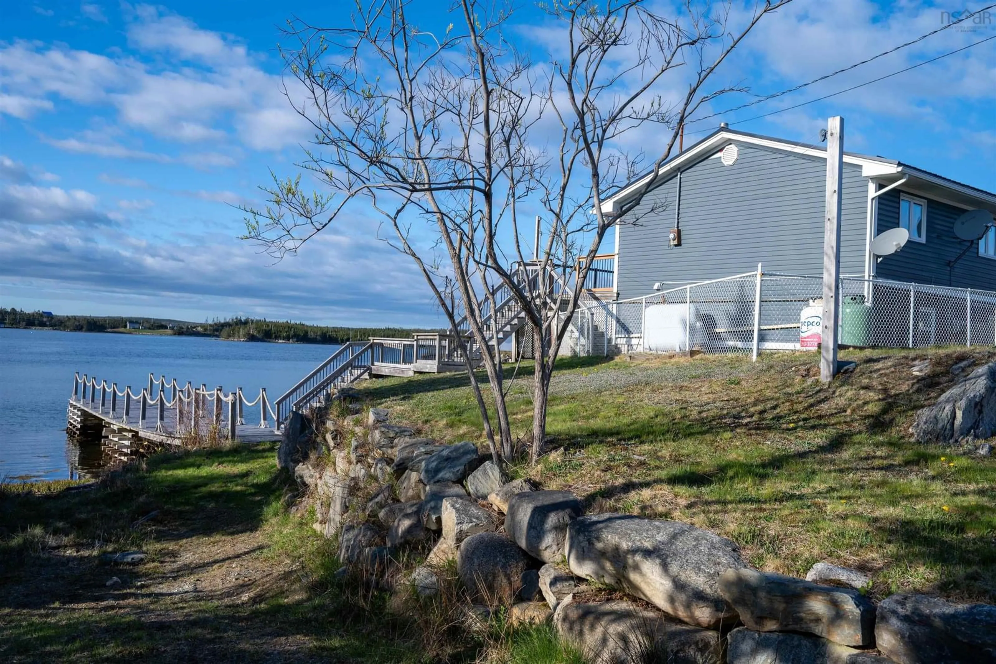 Patio, water/lake/river/ocean view for 549 Sober Island Rd, Sober Island Nova Scotia B0J 3B0