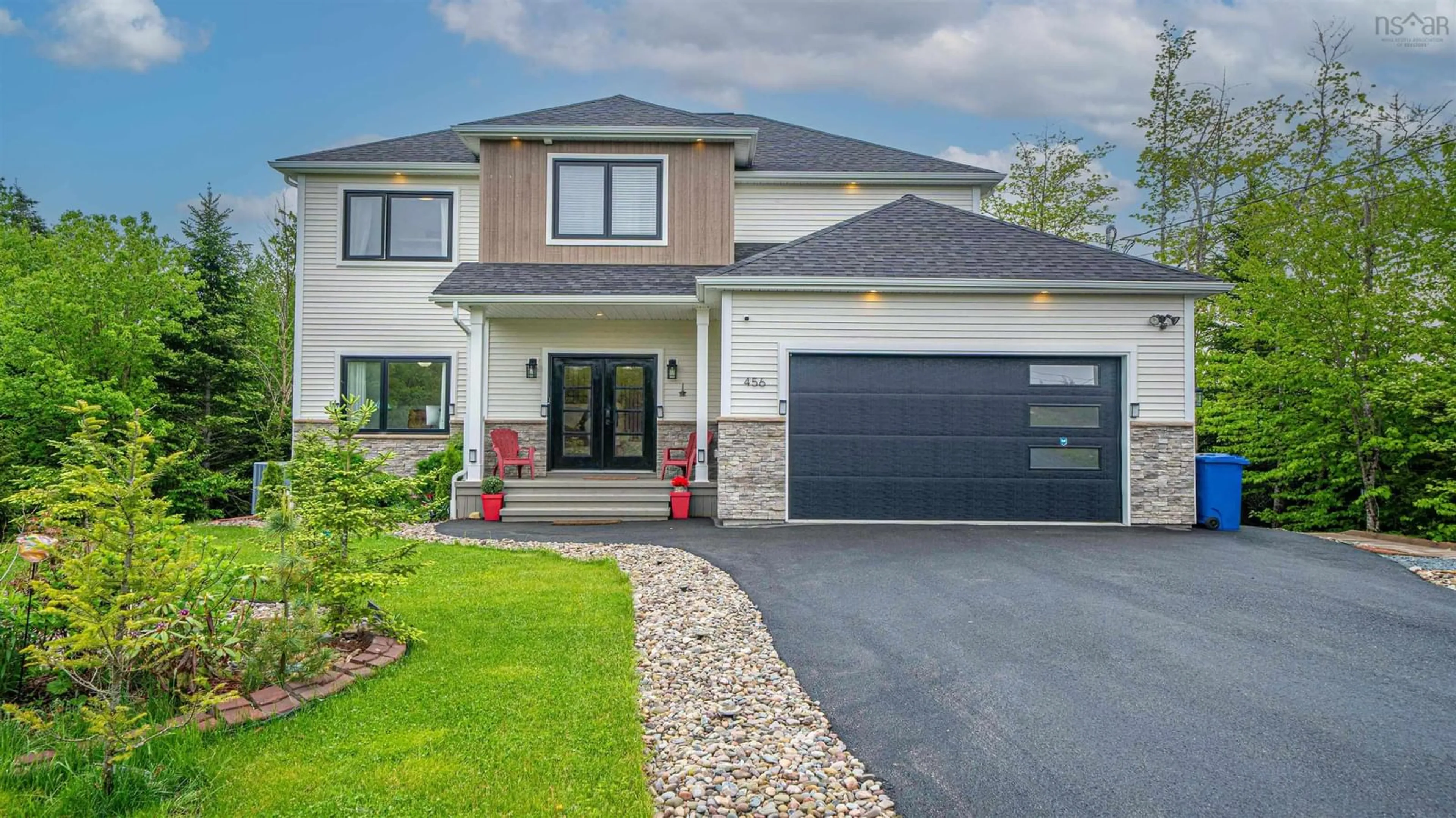 Home with vinyl exterior material, street for 456 Magenta Dr, Middle Sackville Nova Scotia B4E 0M7