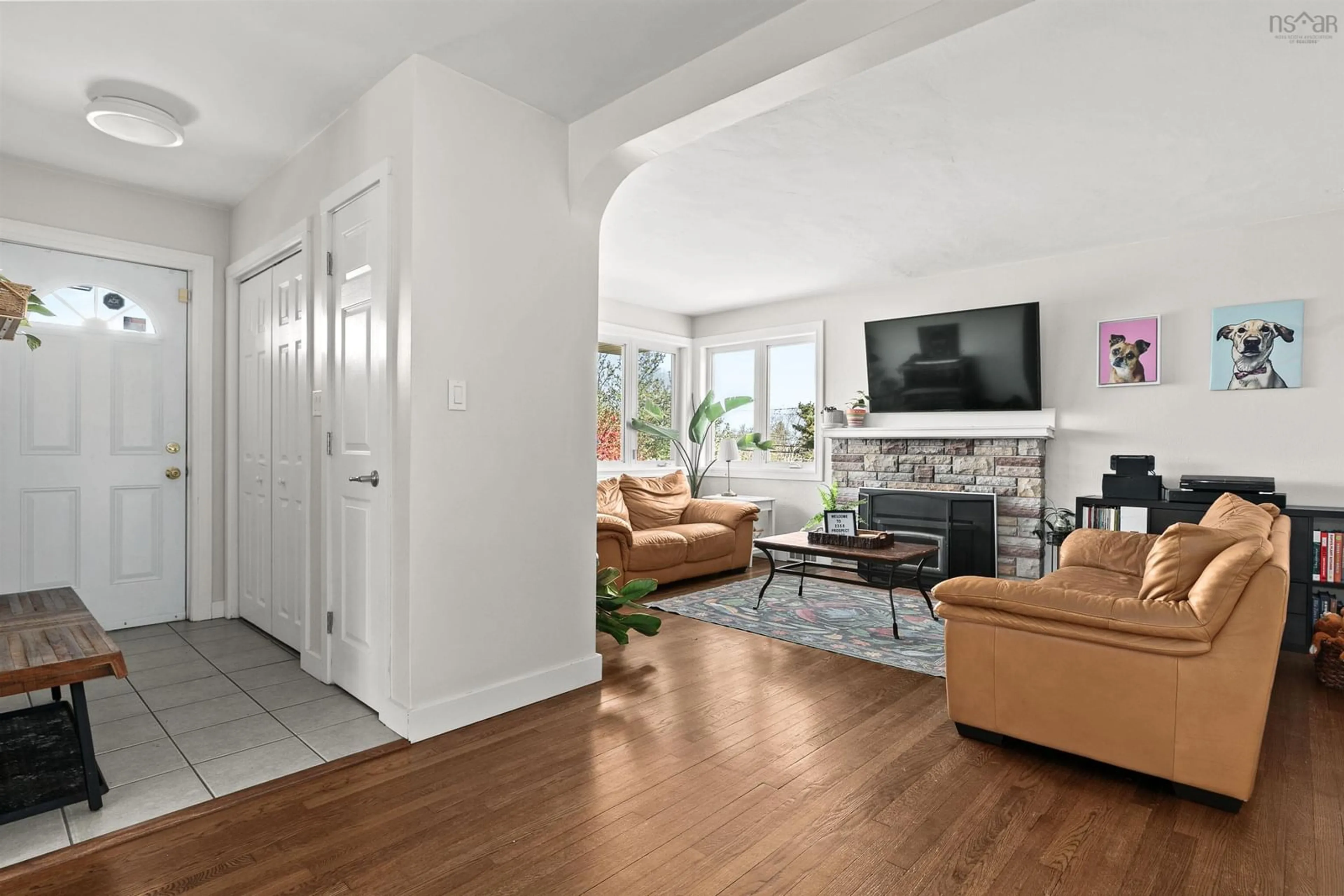 Living room with furniture, unknown for 2358 Prospect Rd, Hatchet Lake Nova Scotia B3T 1S9