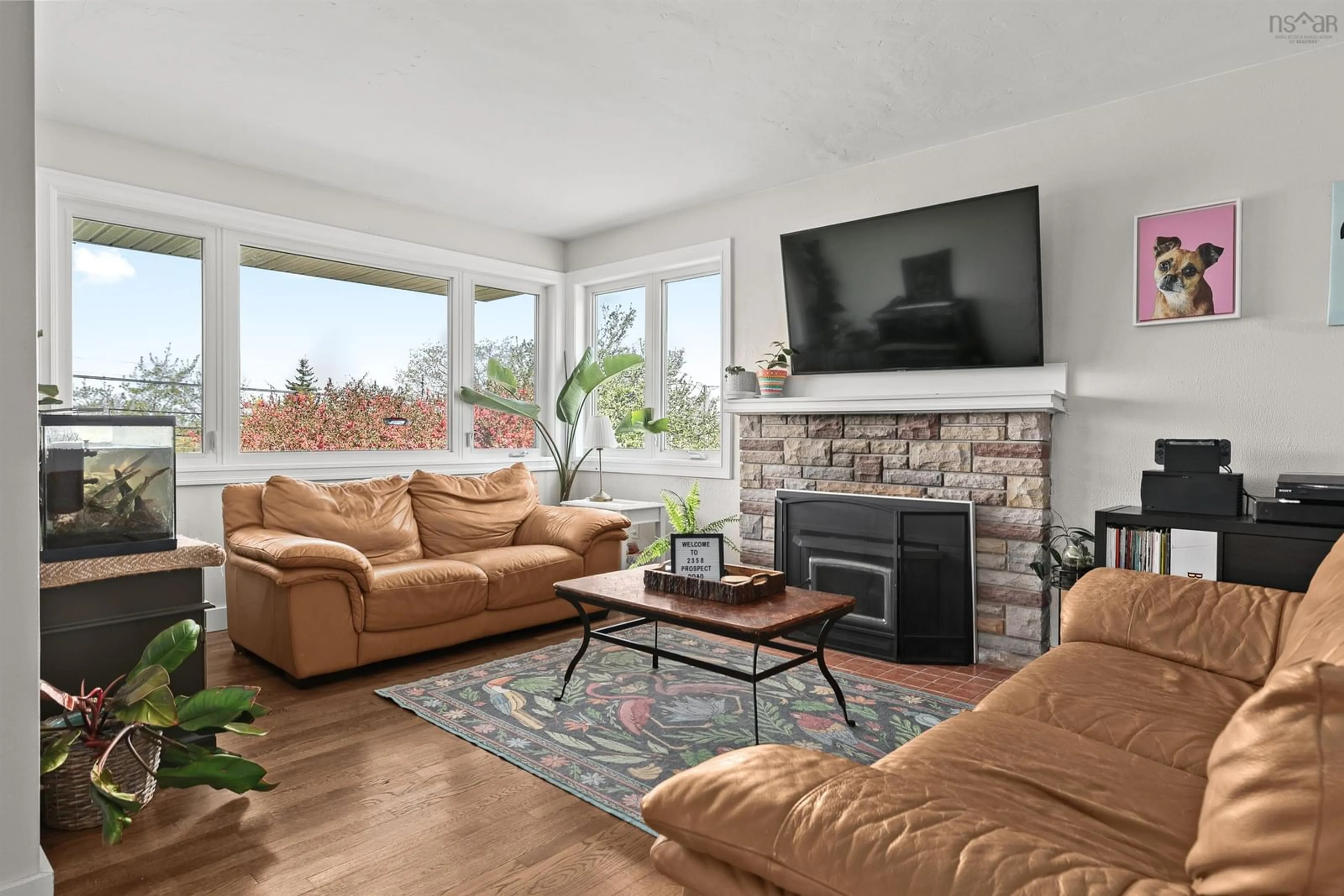 Living room with furniture, unknown for 2358 Prospect Rd, Hatchet Lake Nova Scotia B3T 1S9