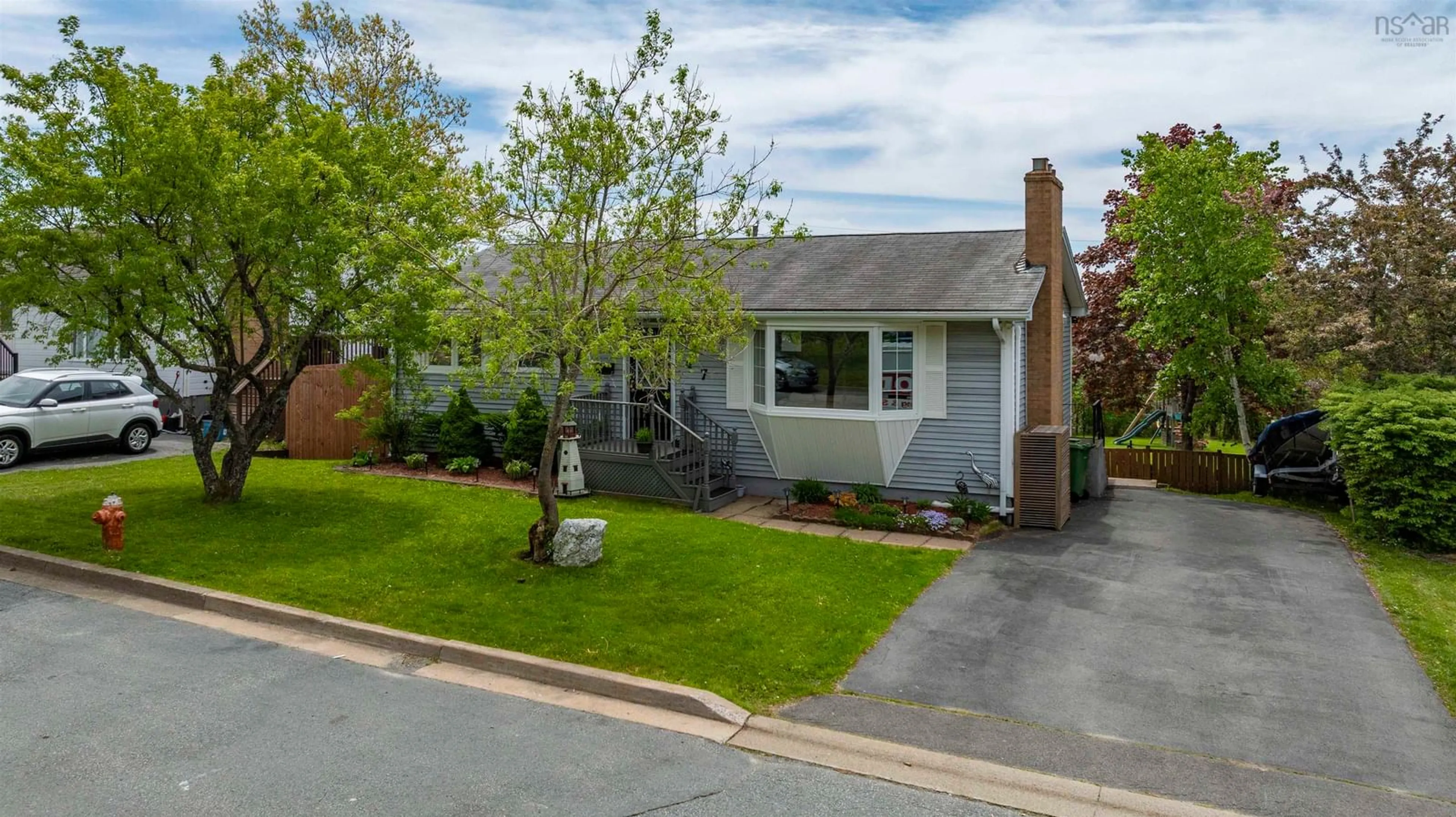 Home with vinyl exterior material, street for 47 Polara Drive, Lower Sackville Nova Scotia B4G 2B7