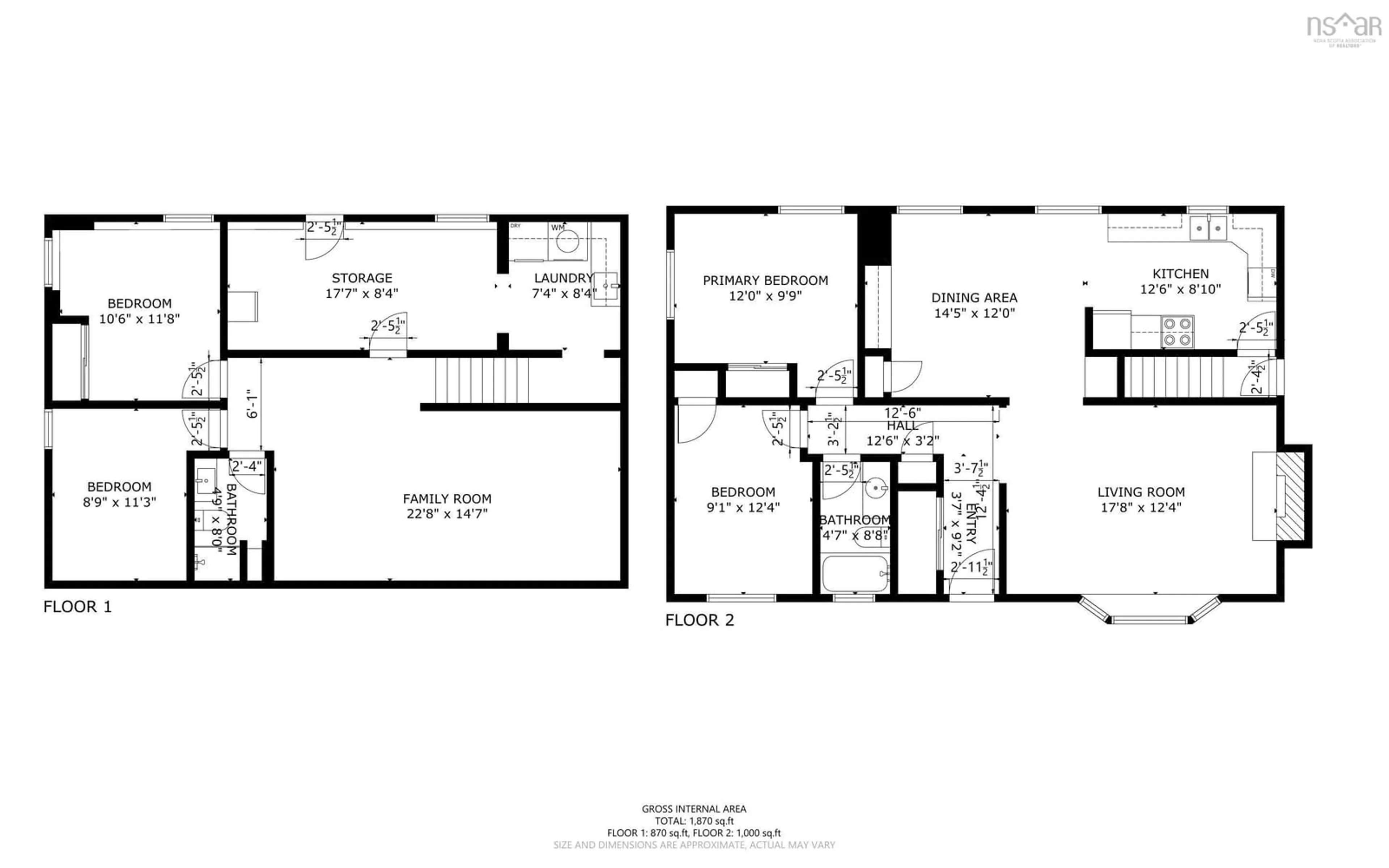 Floor plan for 47 Polara Drive, Lower Sackville Nova Scotia B4G 2B7