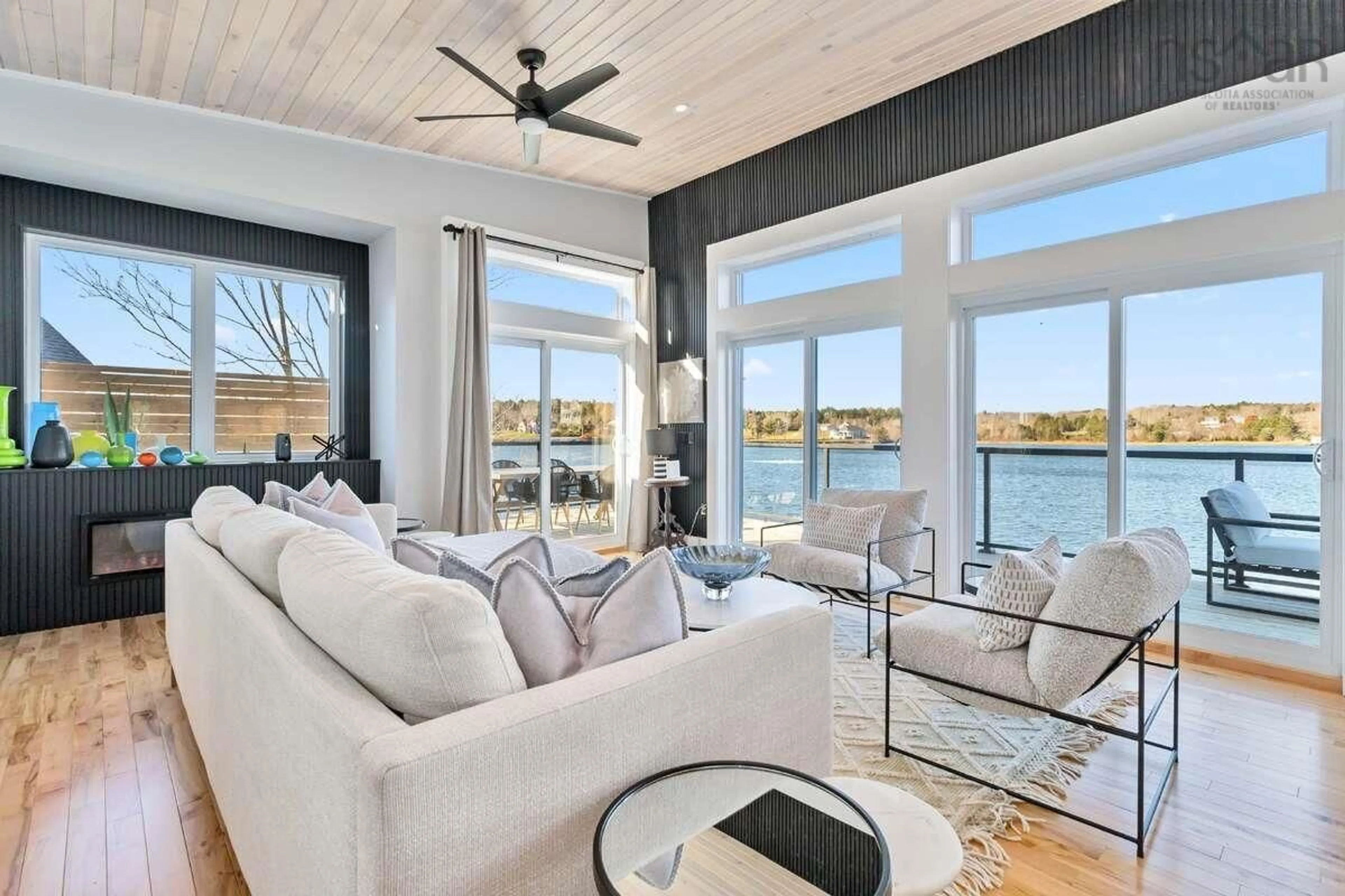 Living room with furniture, unknown for 693 Masons Beach Rd #2, First South Nova Scotia B0J 2C0
