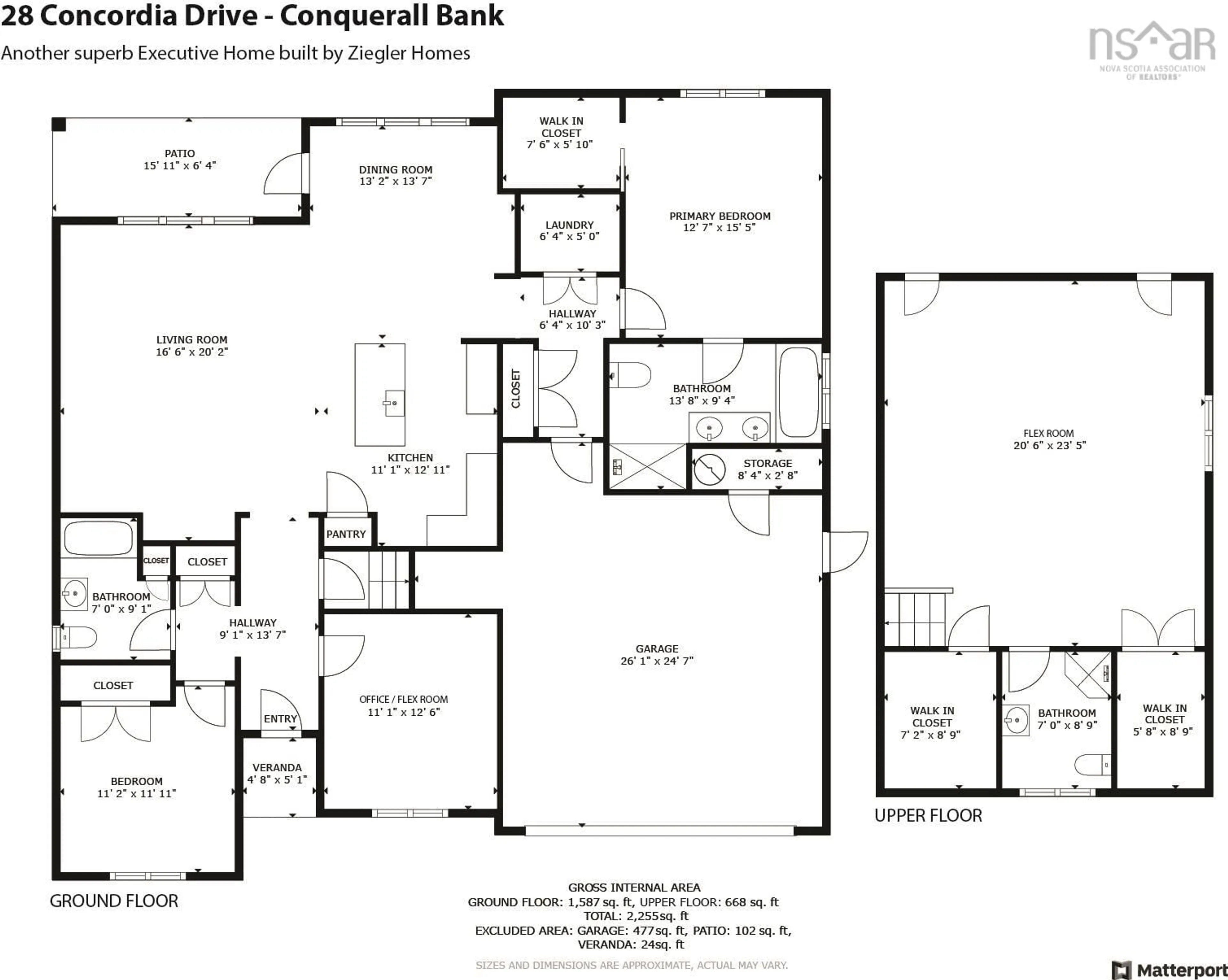 Floor plan for 28 Concordia Dr, Conquerall Bank Nova Scotia B4V 9E7