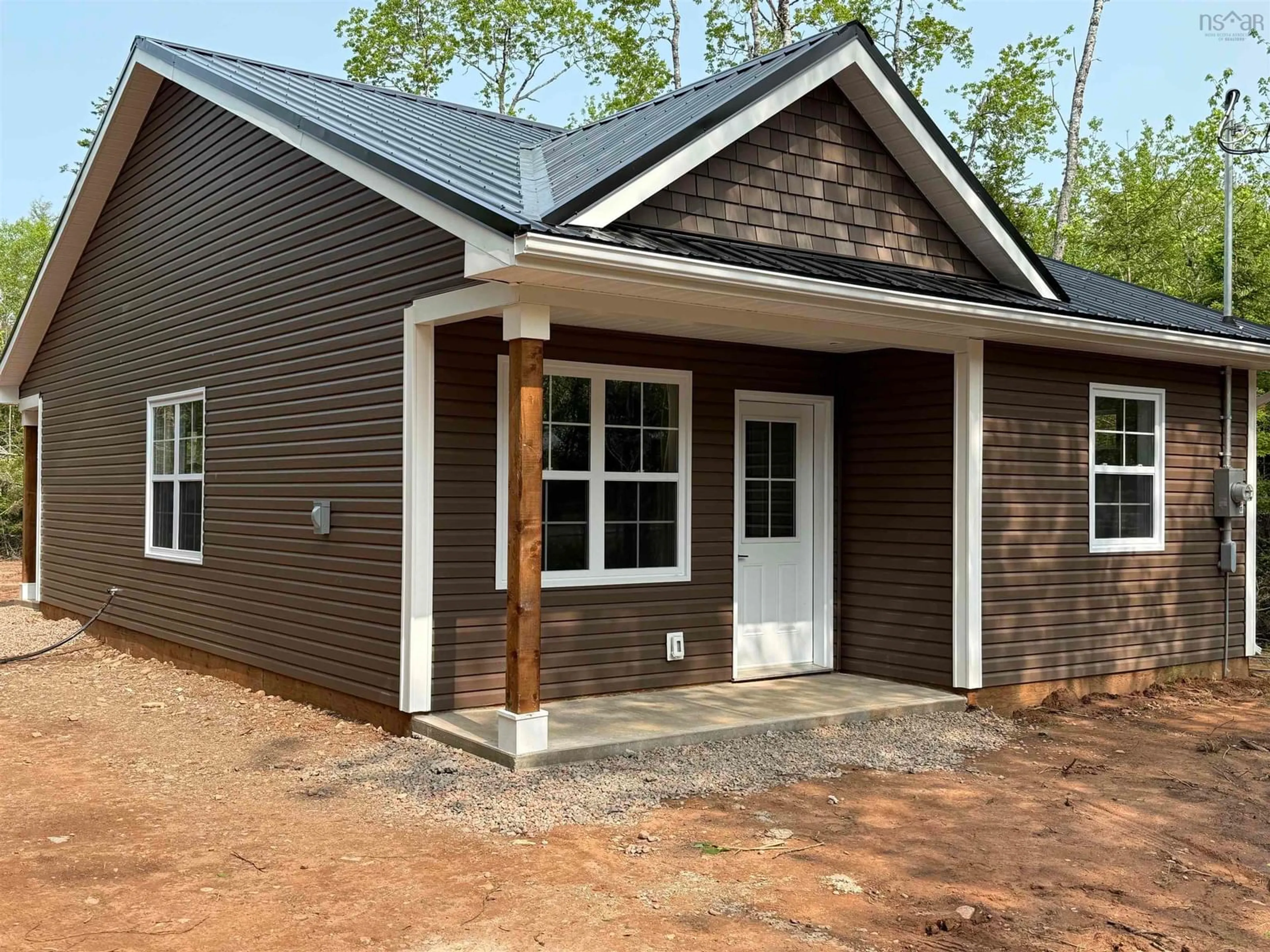 Home with vinyl exterior material, street for 1557 Belmont Rd, Belmont Nova Scotia B0M 1G0