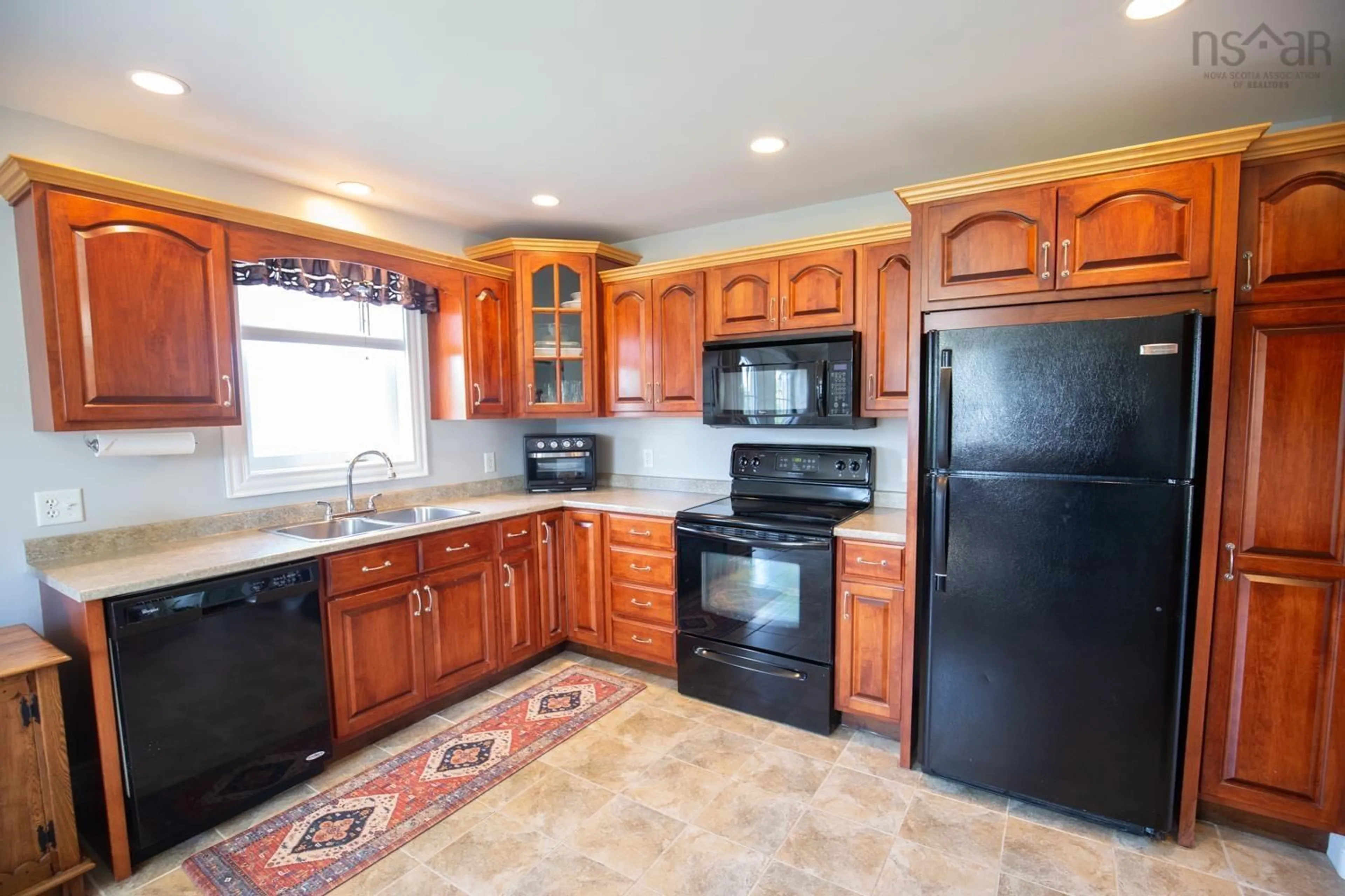 Standard kitchen, ceramic/tile floor for 129 Village Line Ave, Bible Hill Nova Scotia B2N 0B9