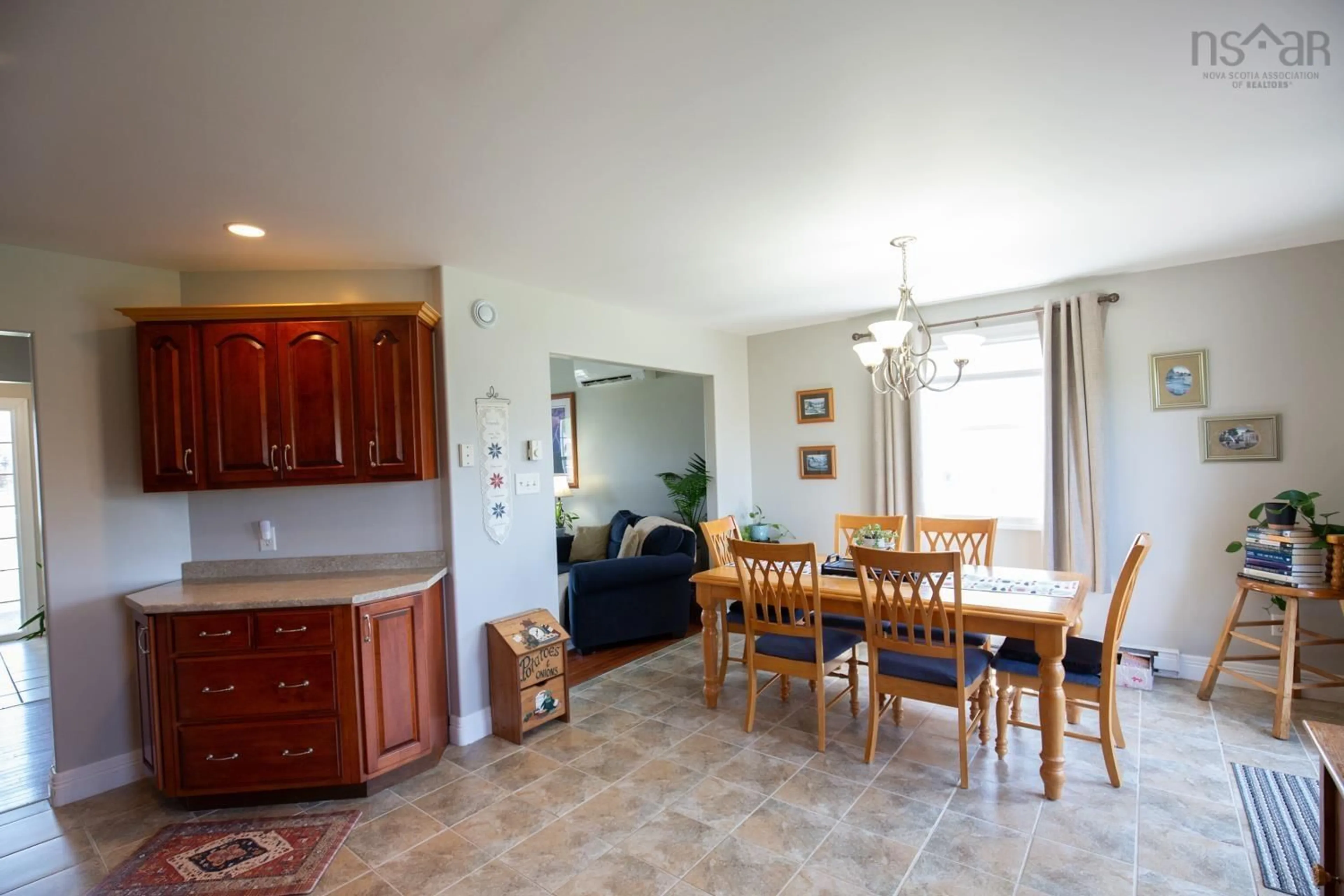Dining room, ceramic/tile floor for 129 Village Line Ave, Bible Hill Nova Scotia B2N 0B9