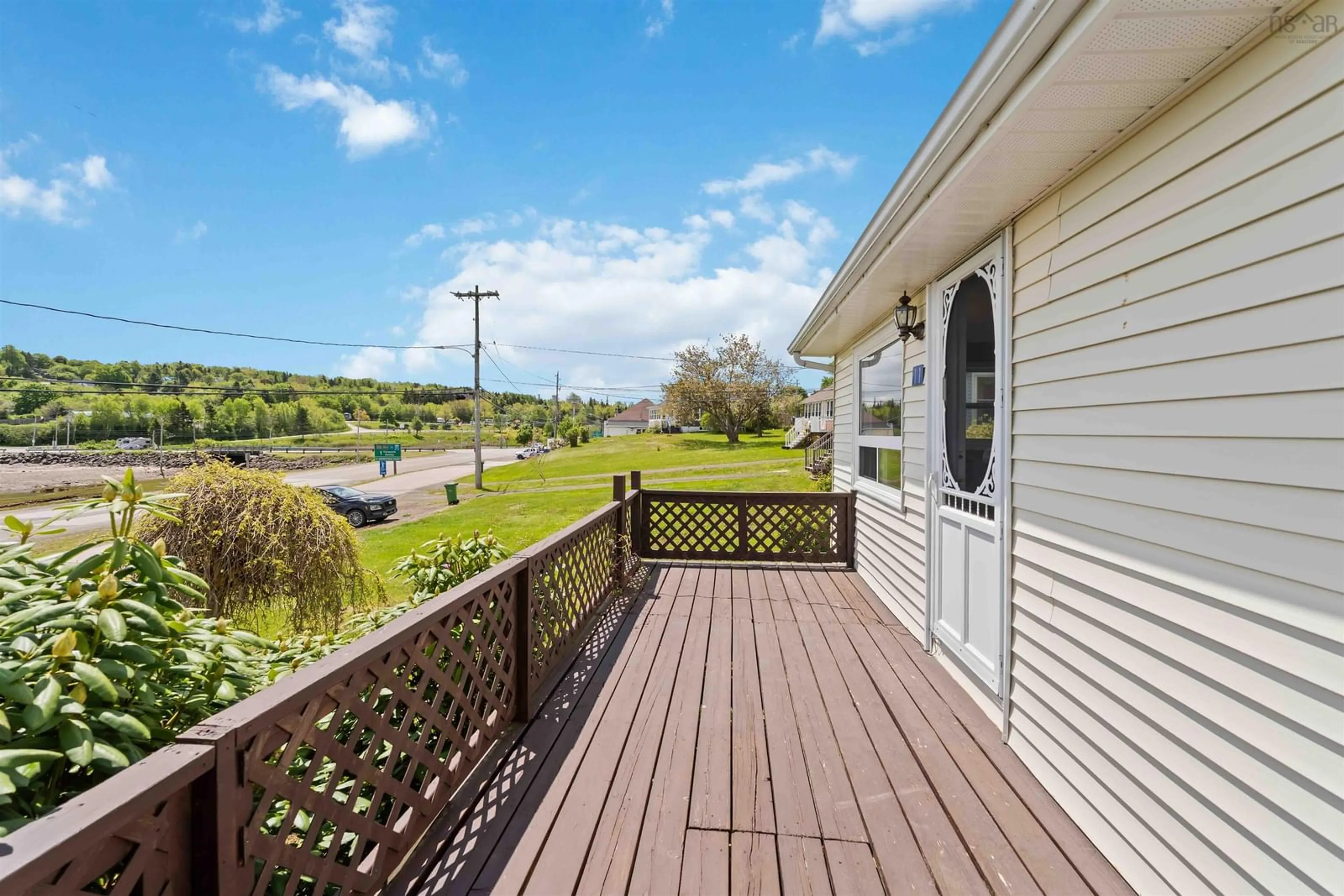 Patio, water/lake/river/ocean view for 11 Shore Rd, Digby Nova Scotia B0V 1A0
