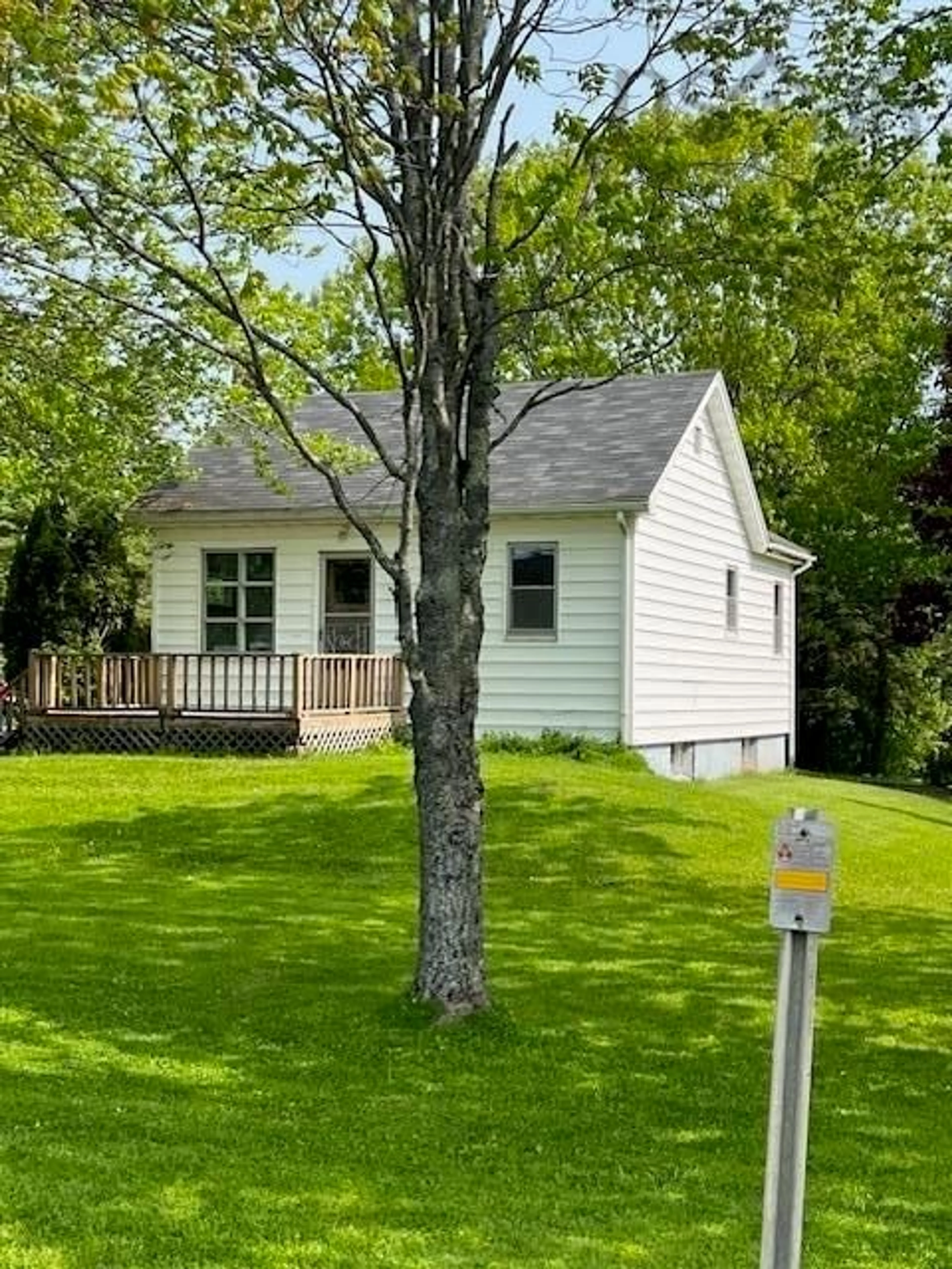Home with vinyl exterior material, street for 40 Highway 14, Milford Nova Scotia B0N 1Y0