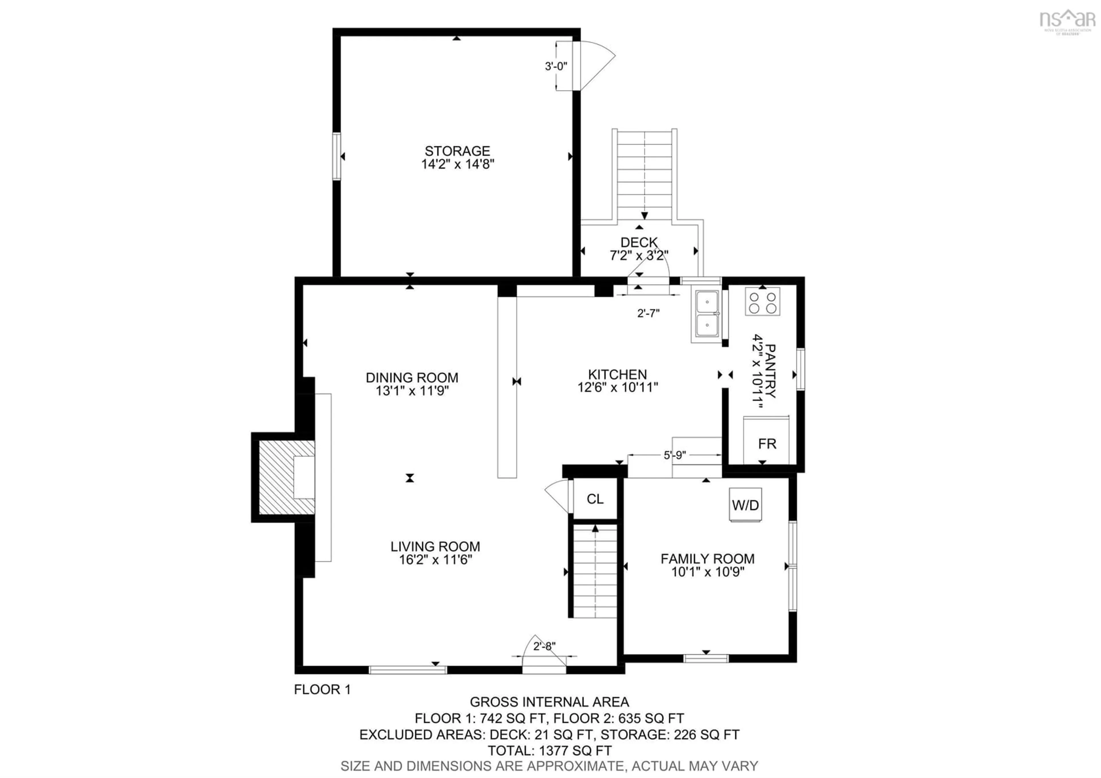 Floor plan for 5221 Nora Bernard St #412, Halifax Nova Scotia B3K 0B6