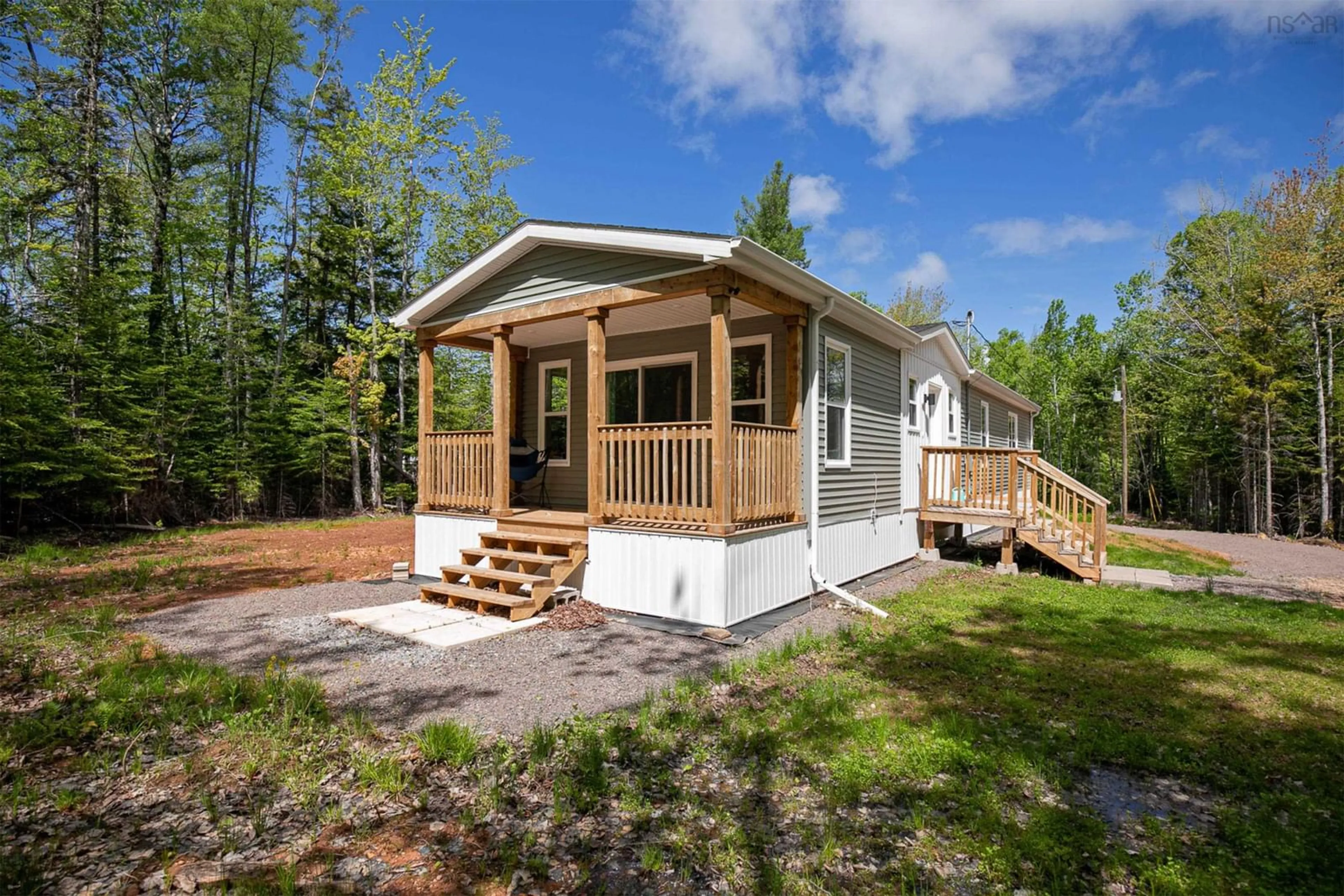 Home with vinyl exterior material, street for 266 Hastings Rd, Hastings Nova Scotia B4H 3Y1