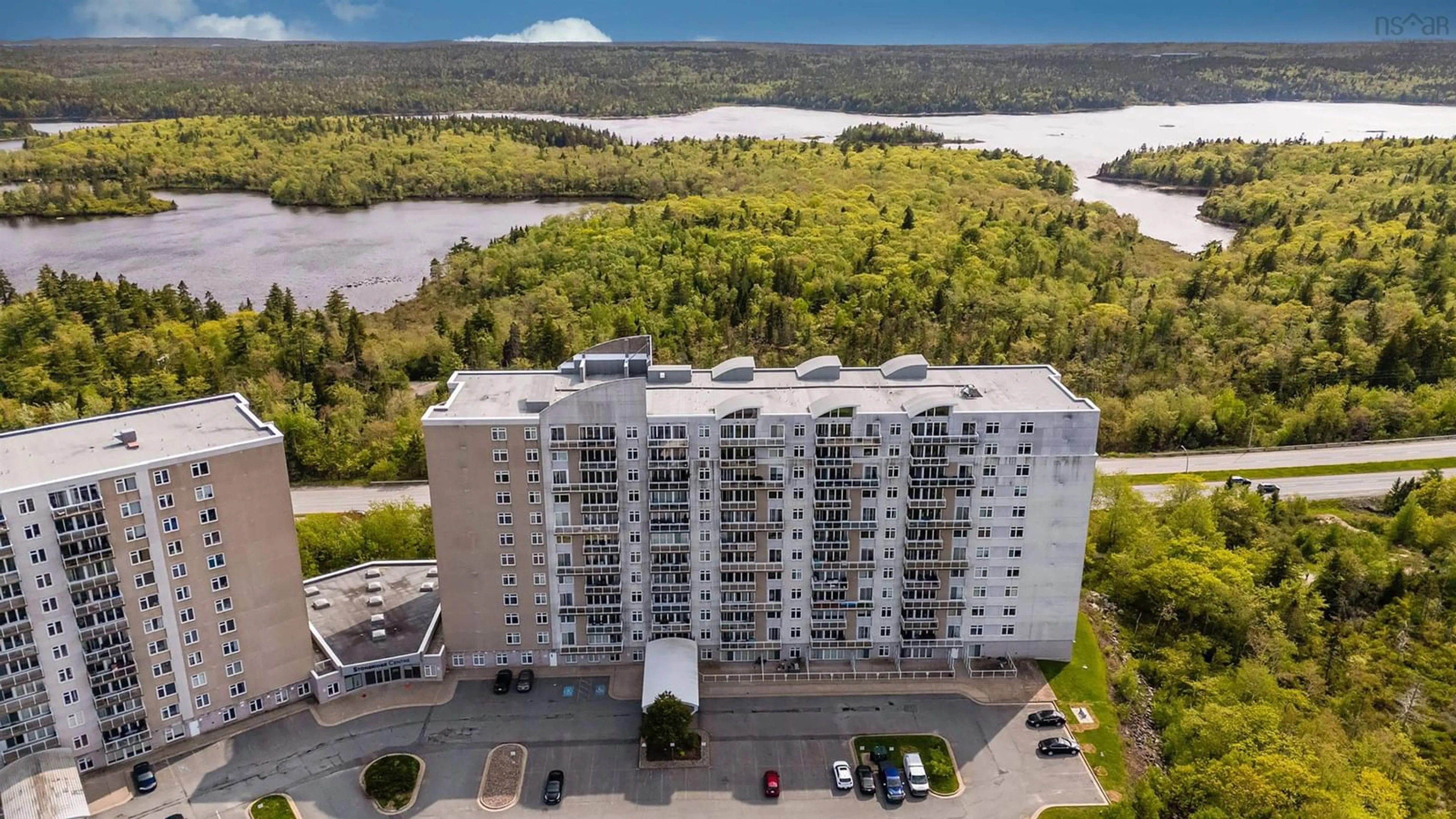 A pic from outside/outdoor area/front of a property/back of a property/a pic from drone, water/lake/river/ocean view for 60 Walter Havill Dr #809, Halifax Nova Scotia B3N 0A9