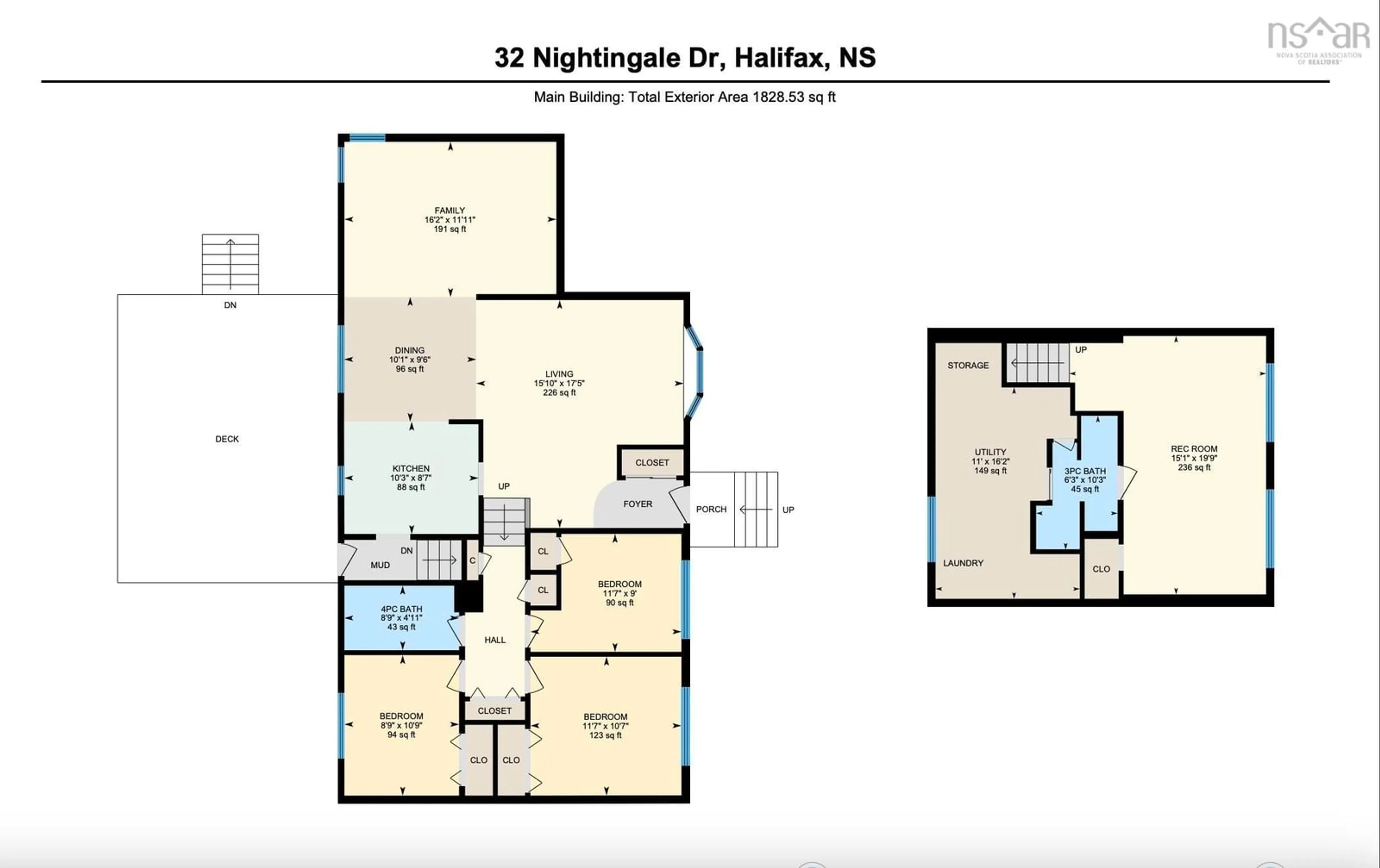 Floor plan for 32 Nightingale Dr, Halifax Nova Scotia B3M 1V4