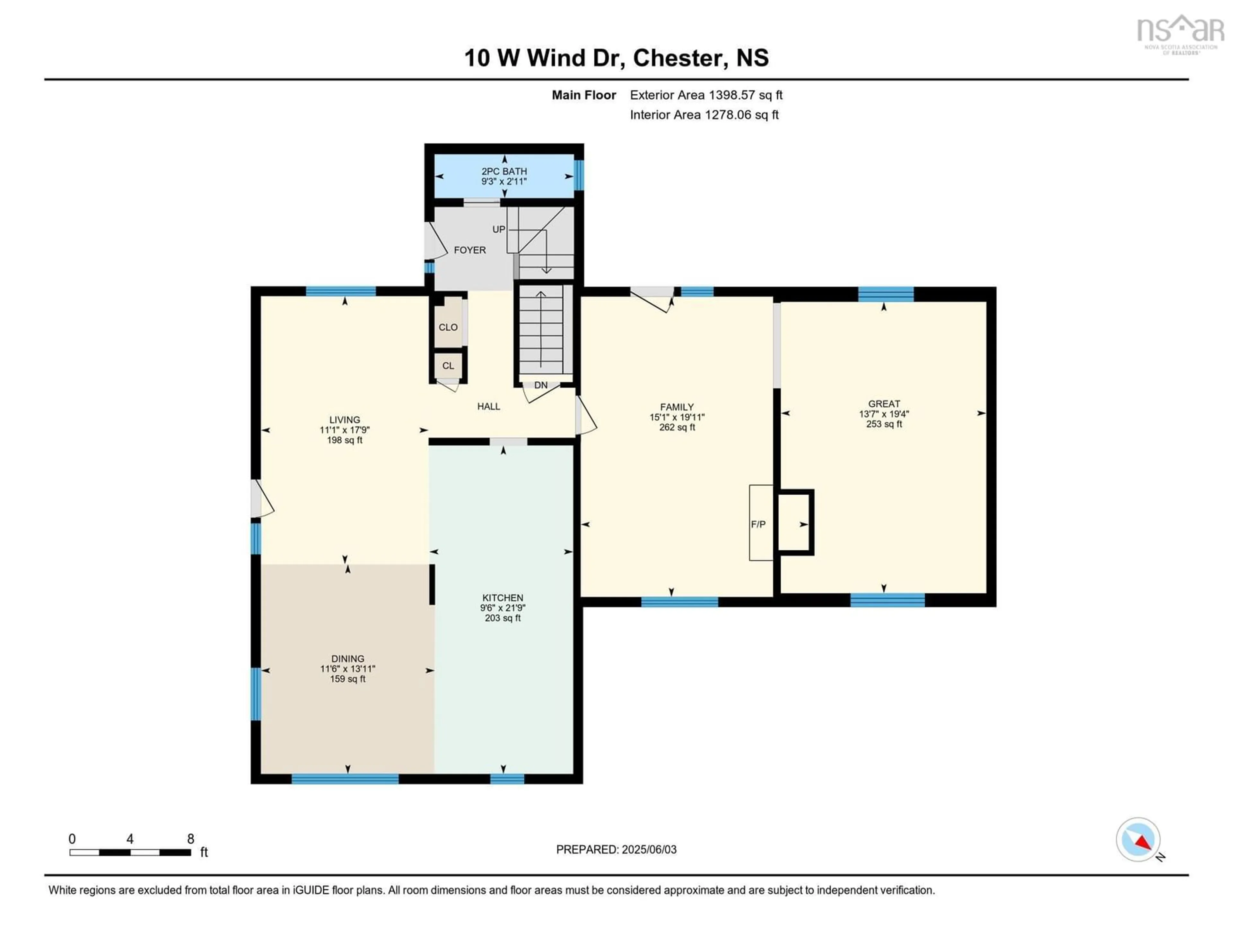 Floor plan for 10 Westwind Dr, Chester Nova Scotia B0J 1J0
