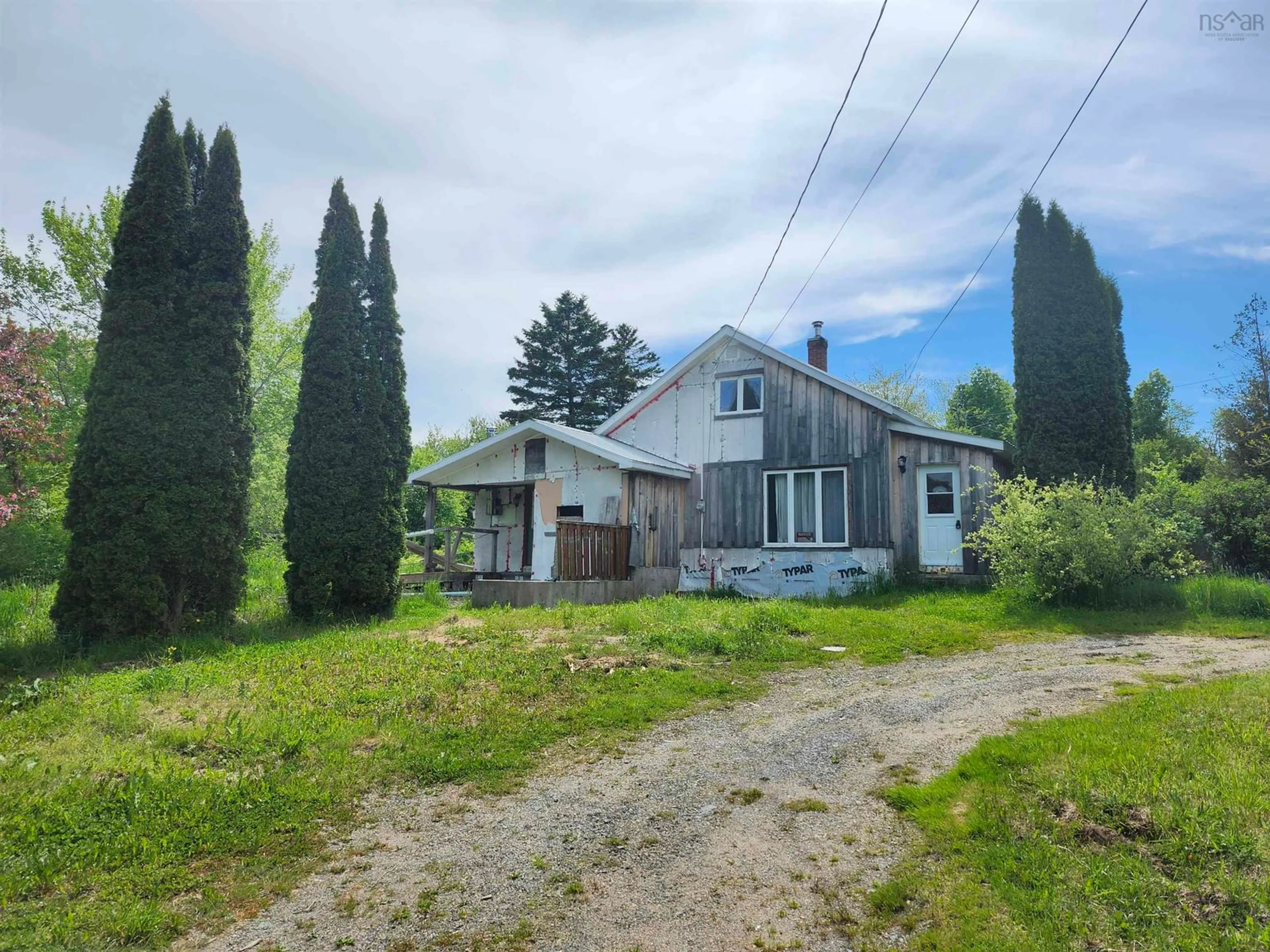 A pic from outside/outdoor area/front of a property/back of a property/a pic from drone, unknown for 896 Highway 201, Moschelle Nova Scotia B0S 1A0