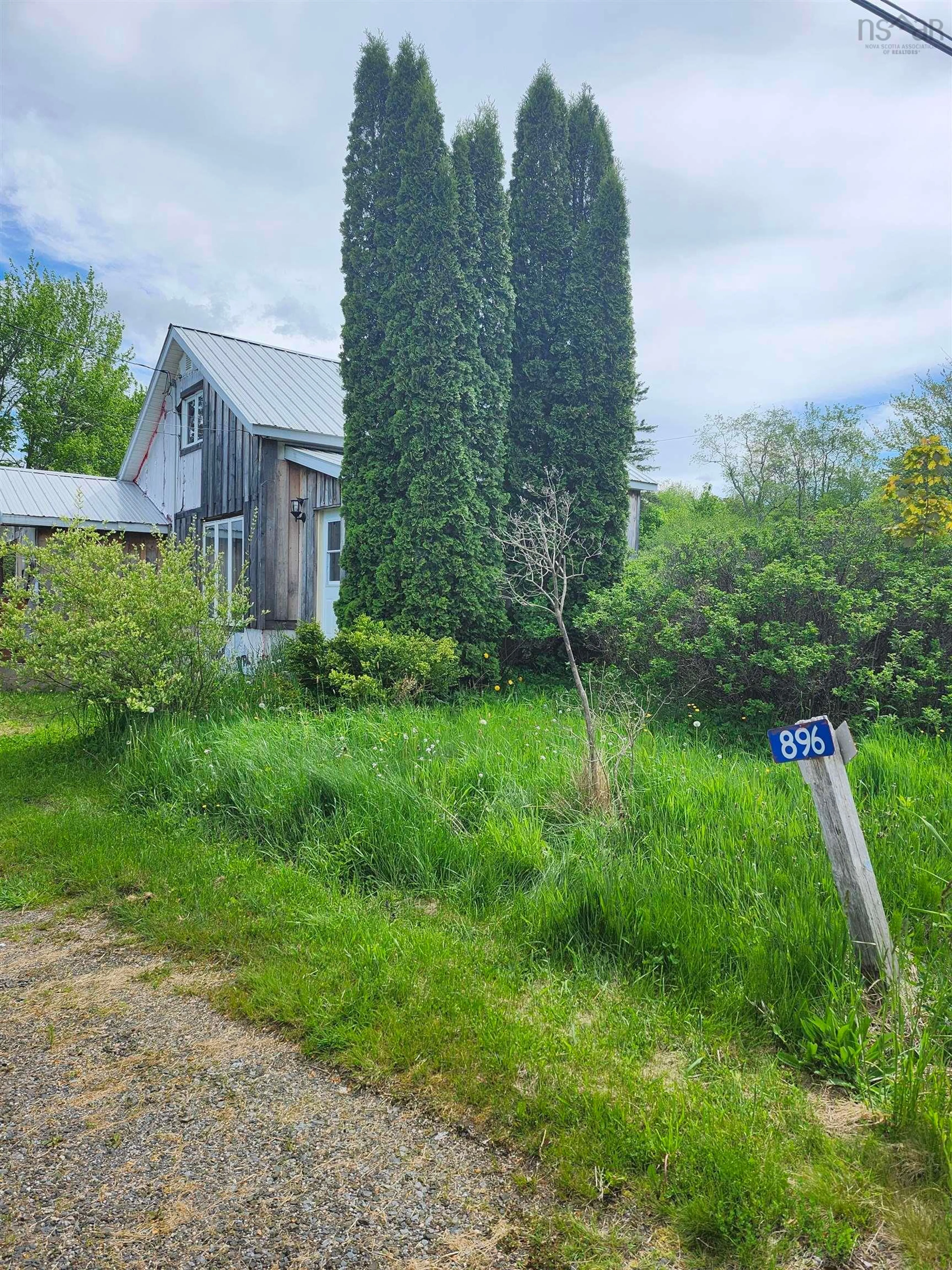 A pic from outside/outdoor area/front of a property/back of a property/a pic from drone, street for 896 Highway 201, Moschelle Nova Scotia B0S 1A0