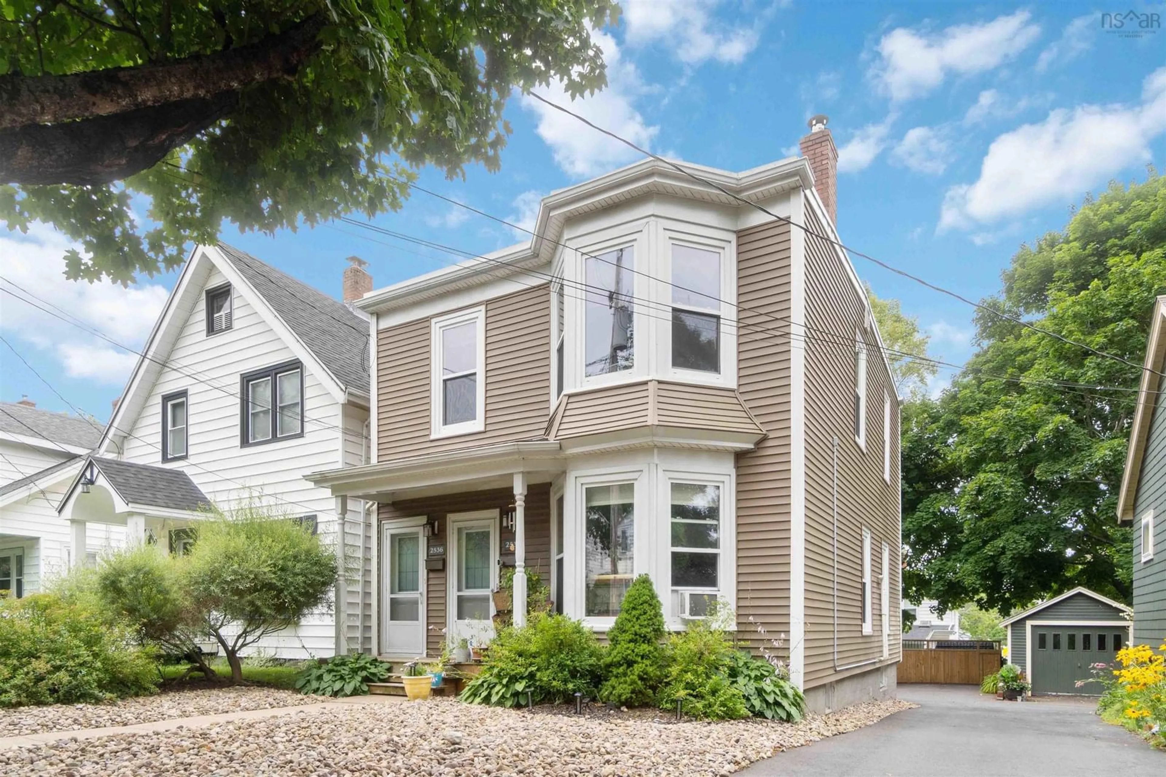 Home with vinyl exterior material, street for 2536-2538 Westmount St, Halifax Nova Scotia B3L 3G6