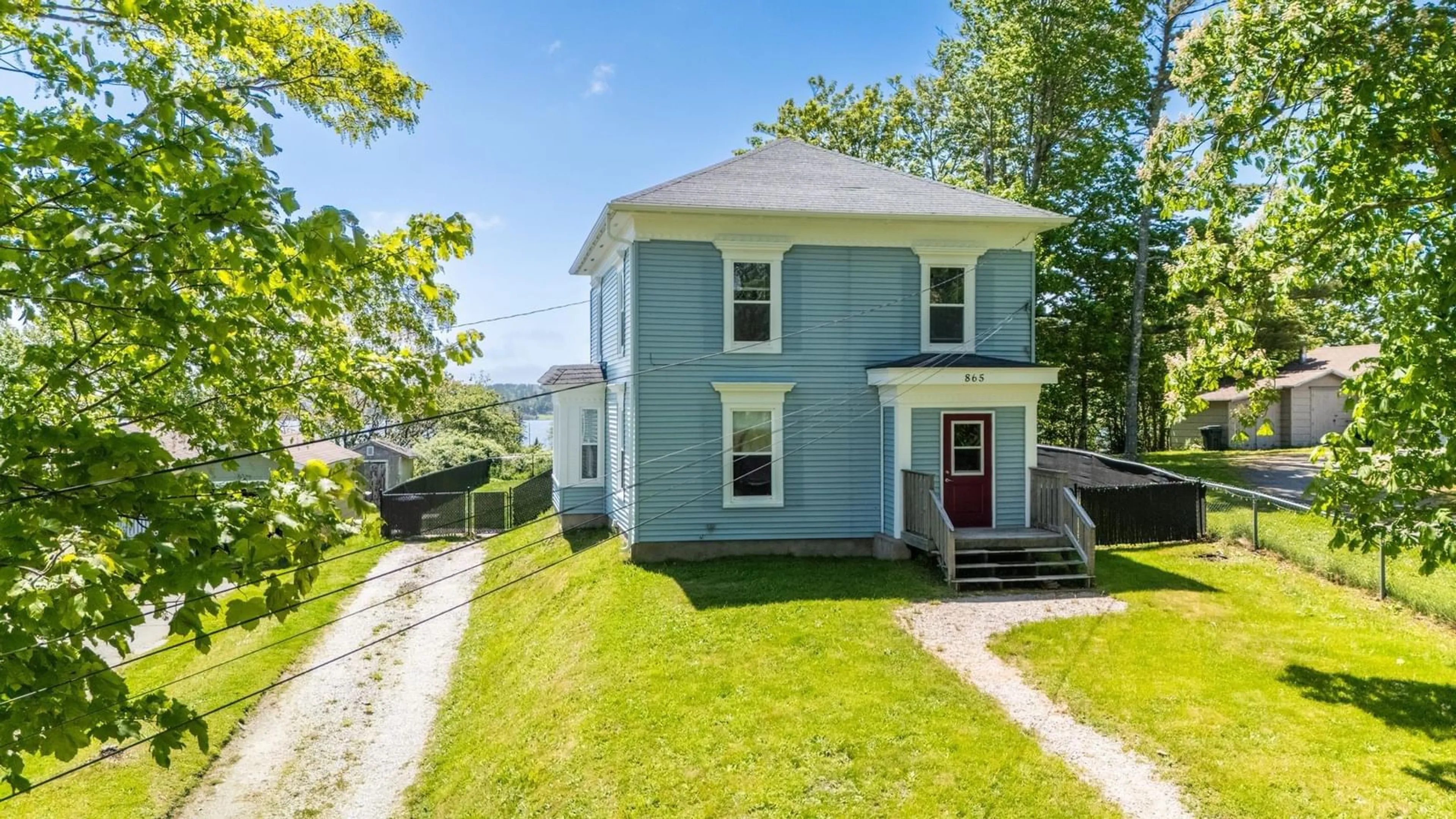 A pic from outside/outdoor area/front of a property/back of a property/a pic from drone, street for 865 Highway 1, Hebron Nova Scotia B5A 5Z5