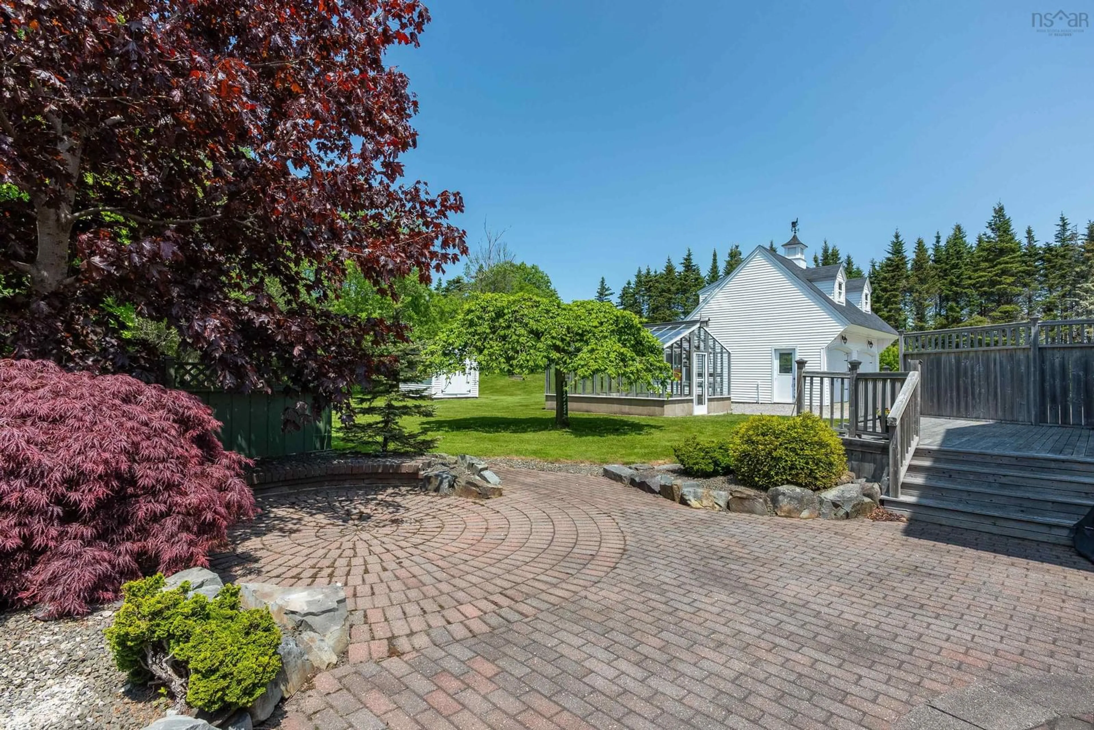 A pic from outside/outdoor area/front of a property/back of a property/a pic from drone, unknown for 296 Chebogue Rd, Arcadia Nova Scotia B5A 5E9