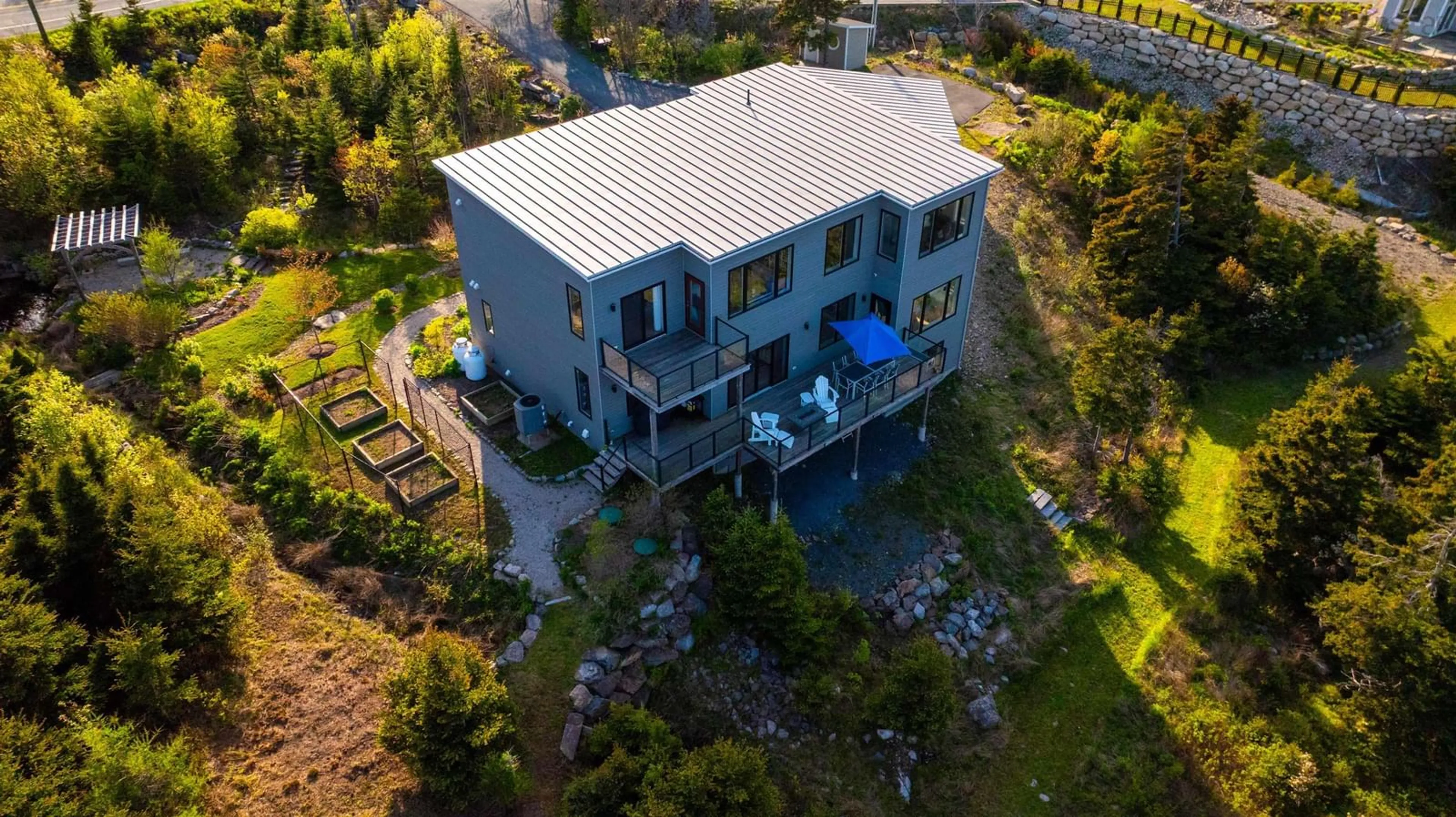 A pic from outside/outdoor area/front of a property/back of a property/a pic from drone, unknown for 536 Ketch Harbour Rd, Bear Cove Nova Scotia B3V 1P8