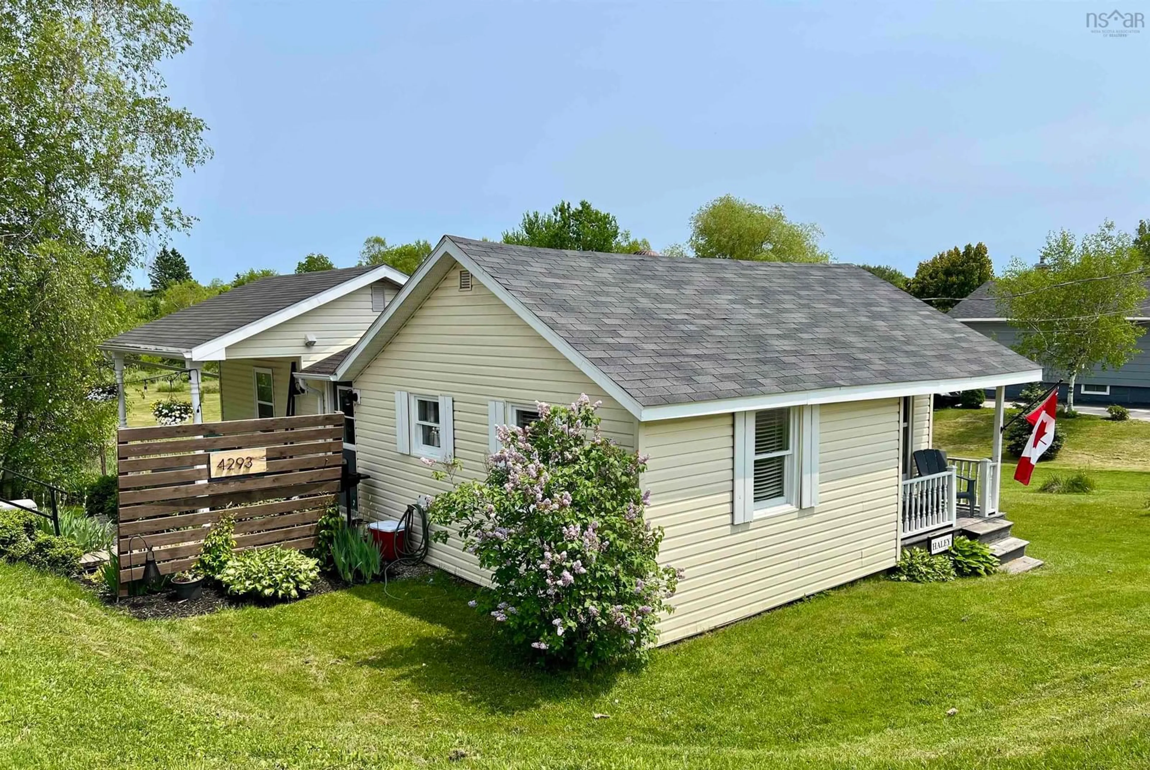 A pic from outside/outdoor area/front of a property/back of a property/a pic from drone, unknown for 4293 Highway 1, Three Mile Plains Nova Scotia B0N 2T0