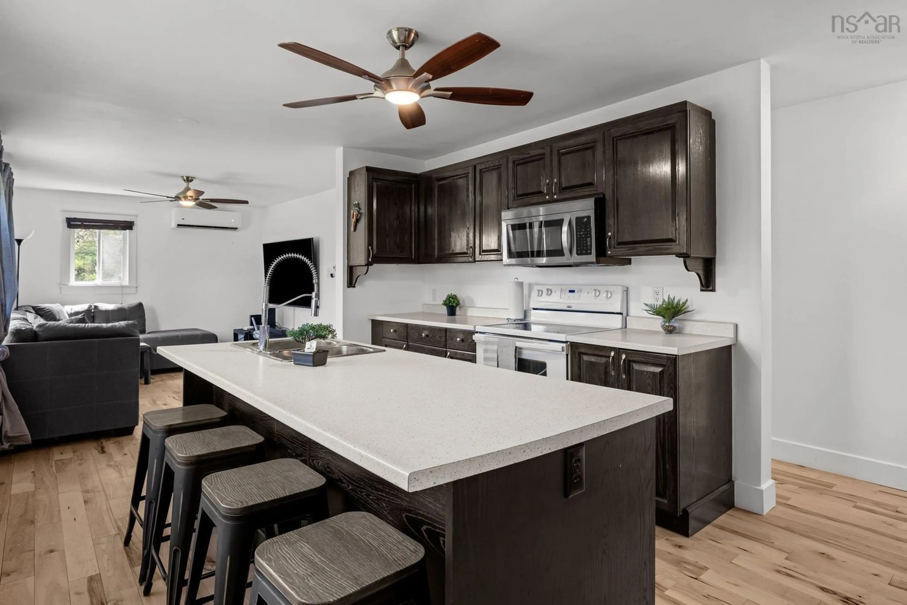 Open concept kitchen, ceramic/tile floor for 4927 Highway 7, Porters Lake Nova Scotia B3E 1J6
