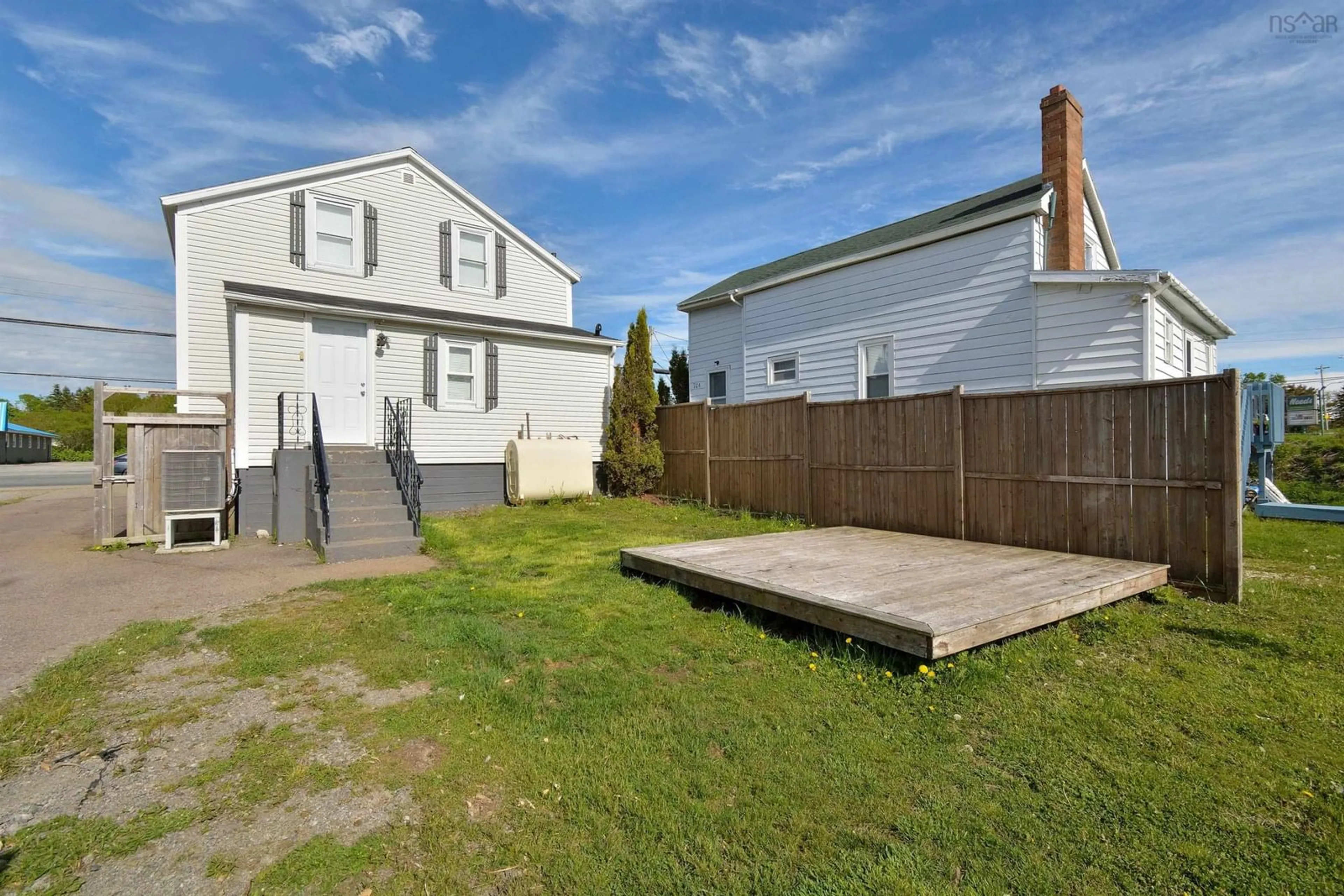 A pic from outside/outdoor area/front of a property/back of a property/a pic from drone, street for 722 Alexandra, Prime Brook Nova Scotia B1S 2H4